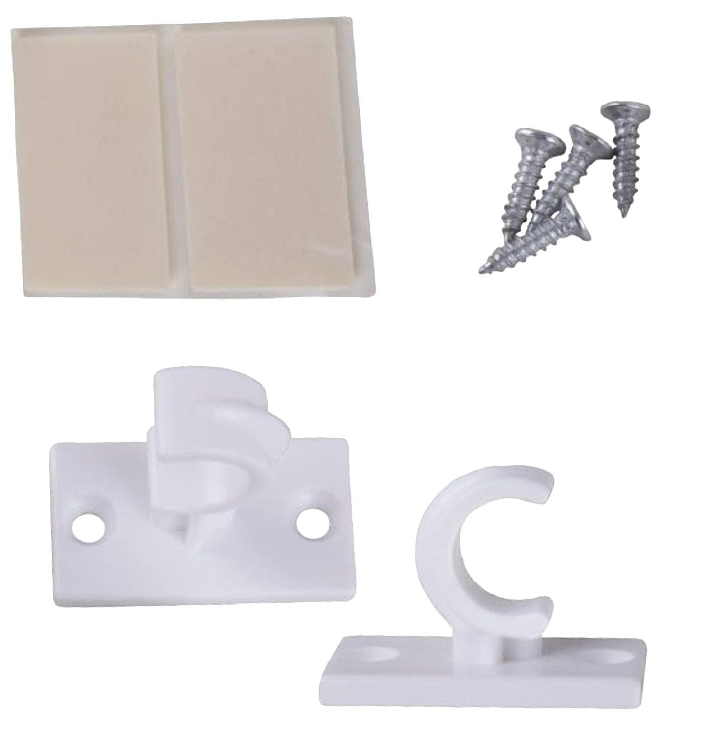 Clever-Kauf-24 Klemmhalter für Gardinenstangen 2er Pack günstig online kaufen