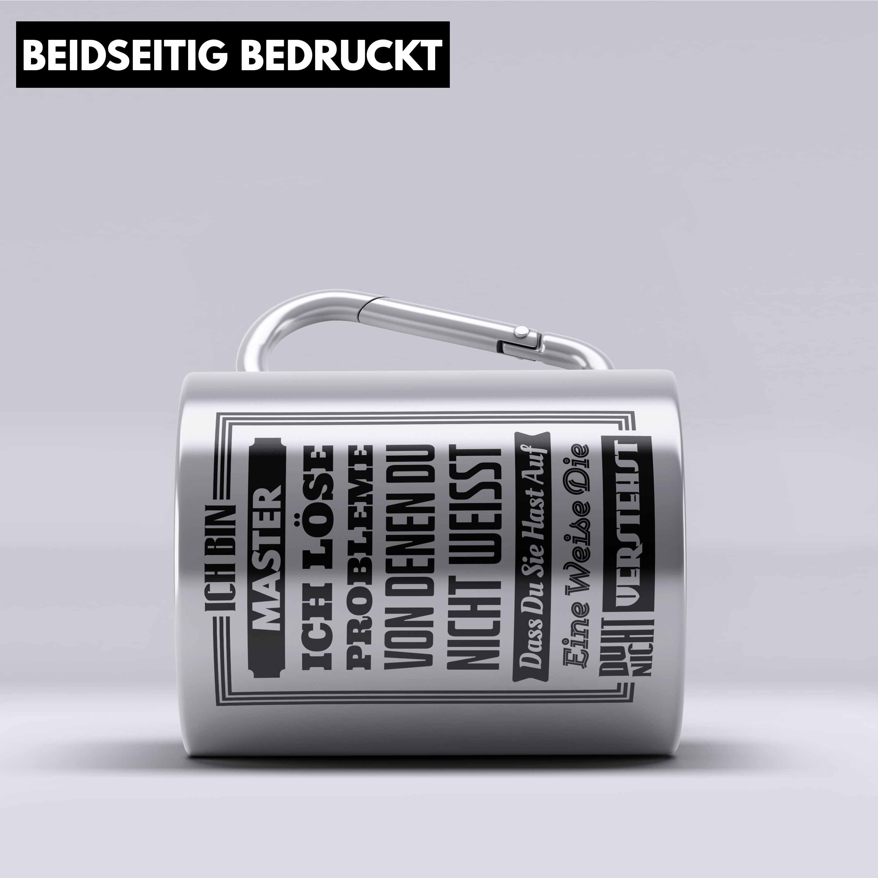 Trendation Thermotasse Master Prüfung Edelstahl Tasse bestanden Geschenk Abschluss Masterarbe