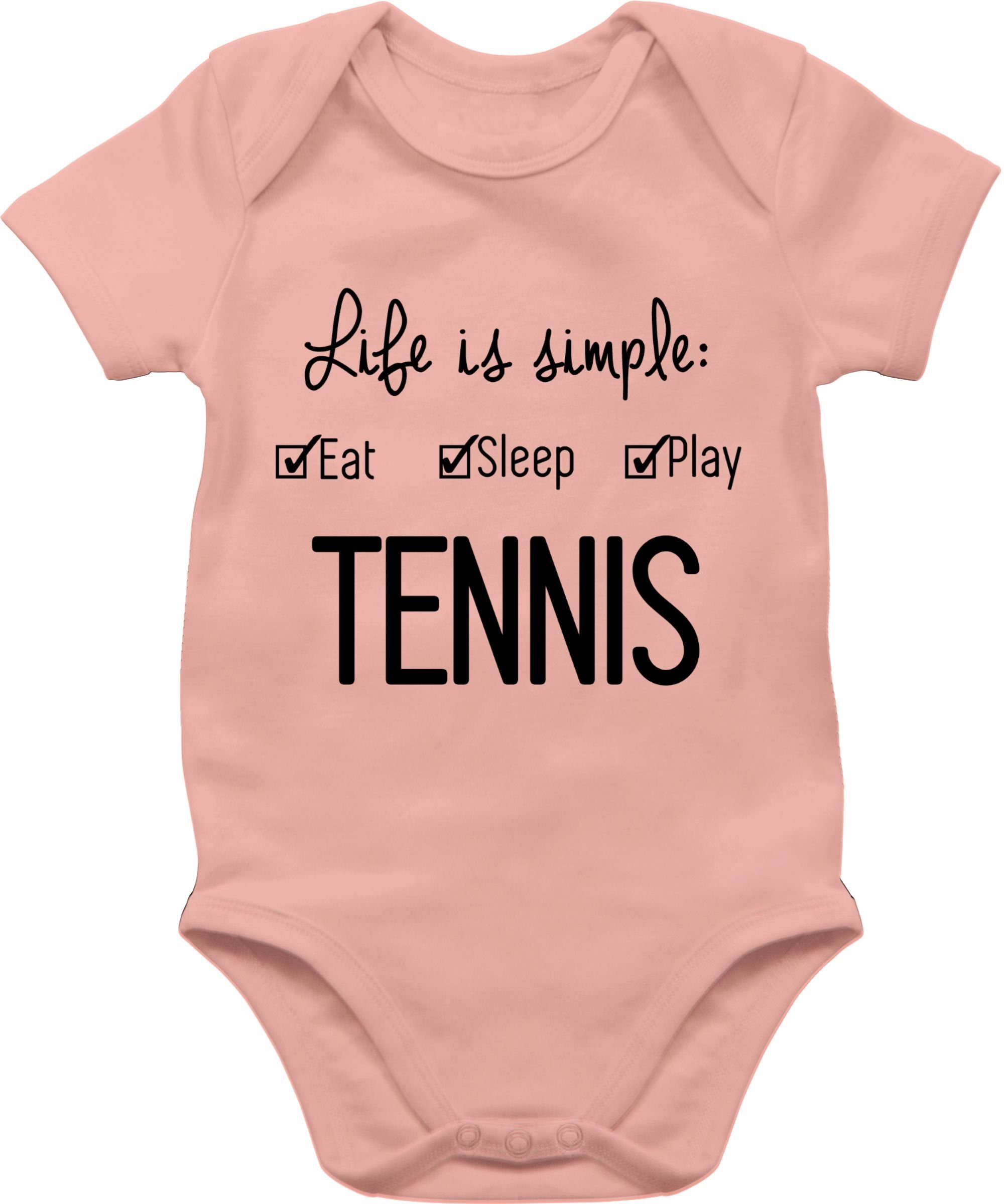 Shirtbody Life is simple Tennis