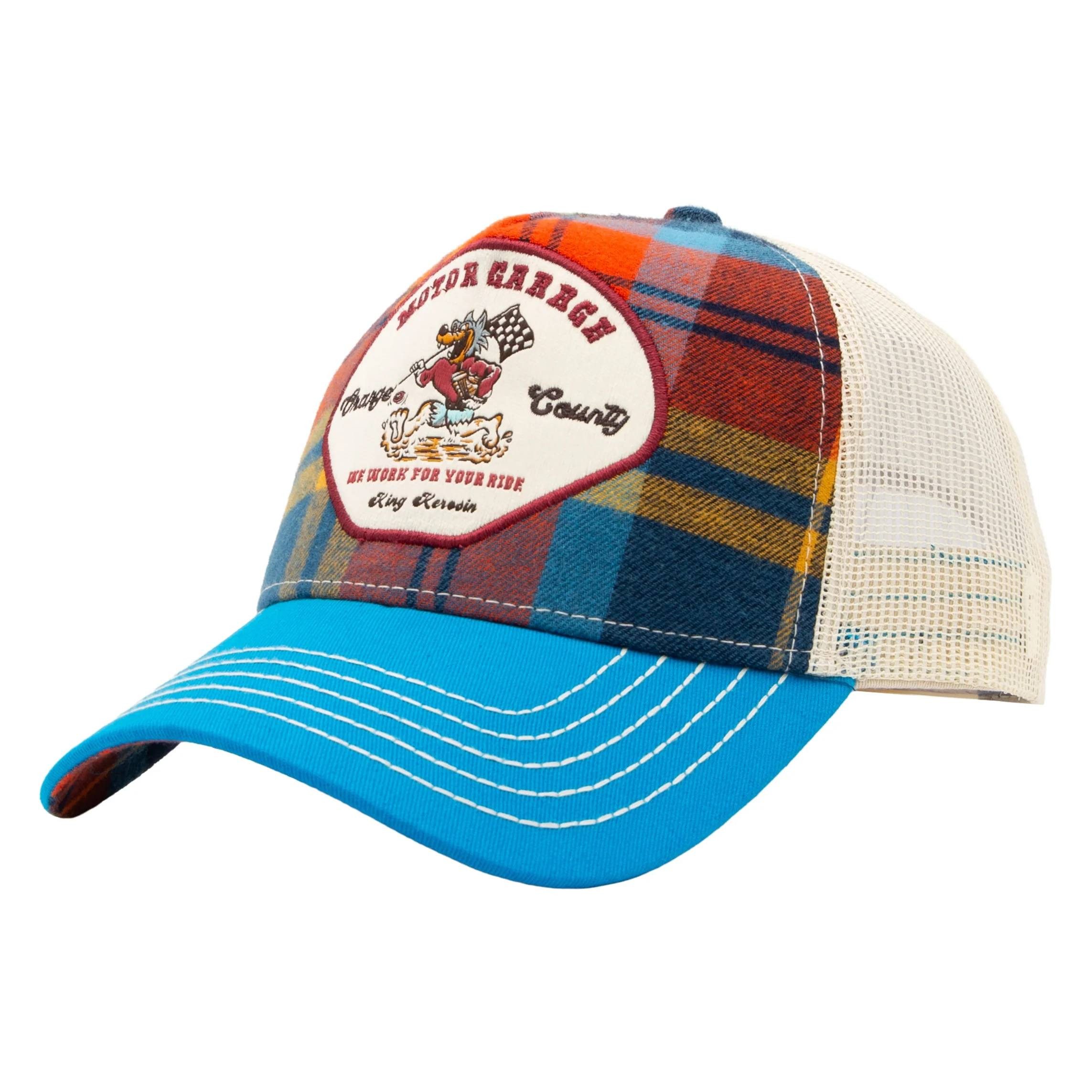 King Kerosin Baseball Cap Cap King Kerosin Motor Garage (1-St) Mesh-Einsätze in der Mitte und hinten