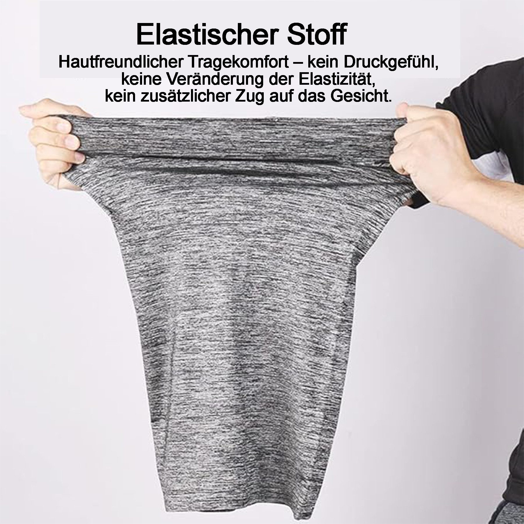 Mutig Sturmhaube 2 Stück Loops Motorrad Maske Multifunktionstuch Mundschutz Bandana (Gesichtsmaske Mund-Nasen-Schutz Motorrad Halstuch mit Ohrschlaufen, Damen Maske Sonnenschutz Outdoor elastisch atmungsaktiv waschbar) für Draußen Fahrrad Gesichtsmaske Radfahren Laufen Wandern Angeln