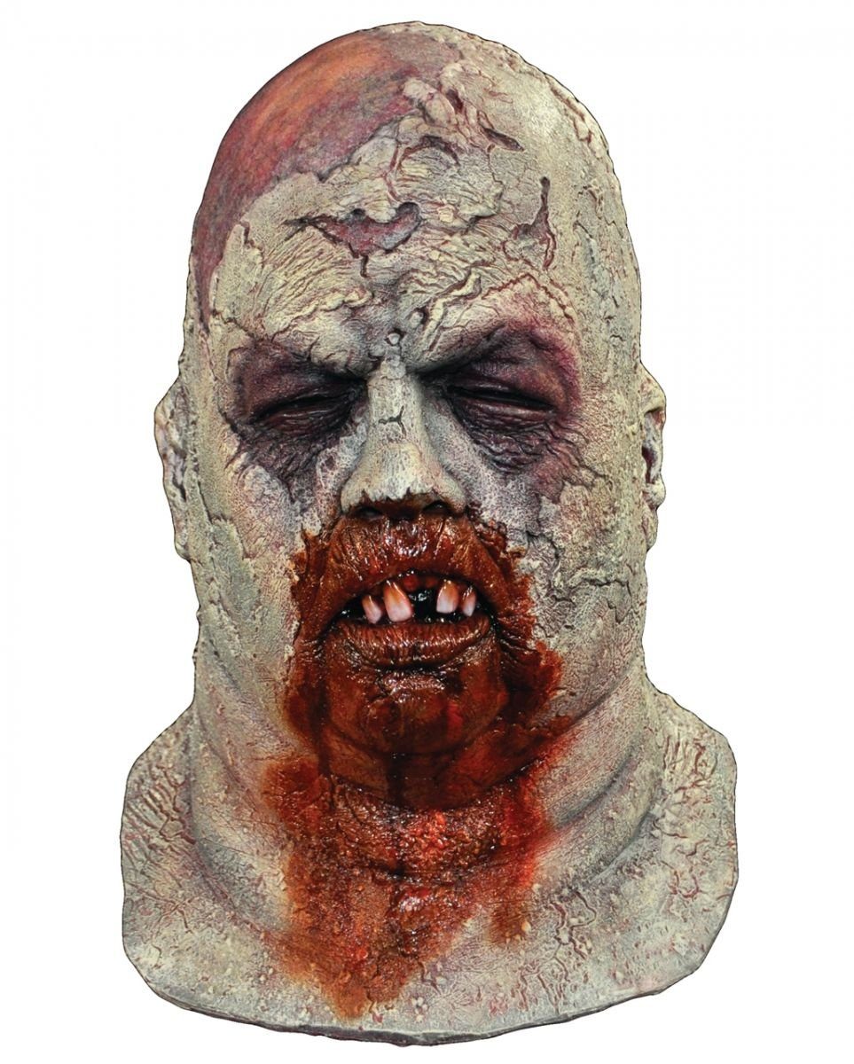 Horror-Shop Zombie-Kostüm Boat Zombie Latex-Maske für Halloween & Horror Fan