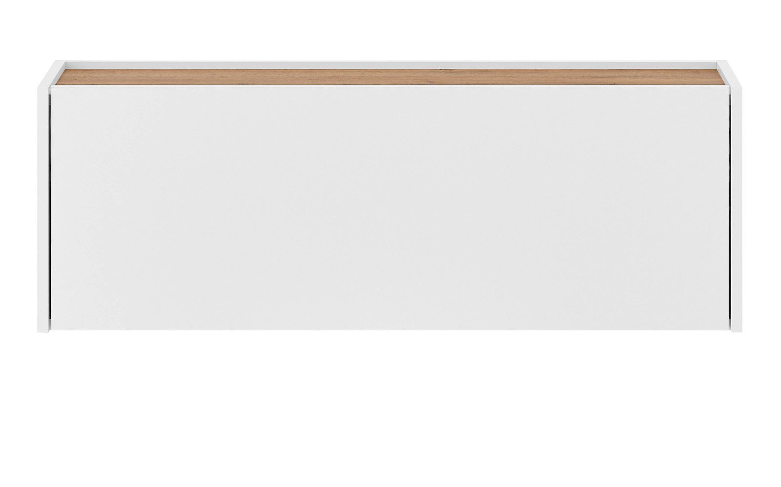 Furn.Design Hängeschrank Center (in weiß und Wotan Eiche, 100 x 35 cm) Flurschrank hängend
