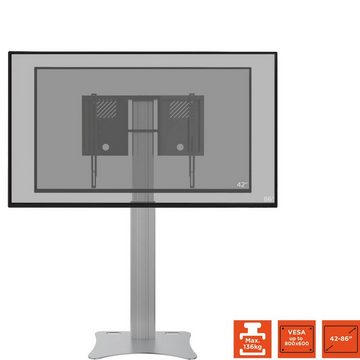 Celexon Expert Display-Ständer Adjust-4286PS - 70cm Hub TV-Wandhalterung, (bis 86 Zoll, elektrisch höhenverstellbar, max VESA 800 x 600, schwarz/silber)