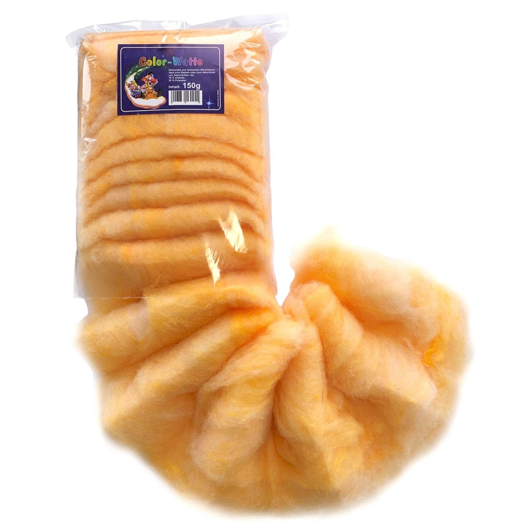 Erwin Hennecken GmbH Ремесленный войлок COLOR-WATTE, Farbwatte, farbige, bunte Dekowatte. 150g.