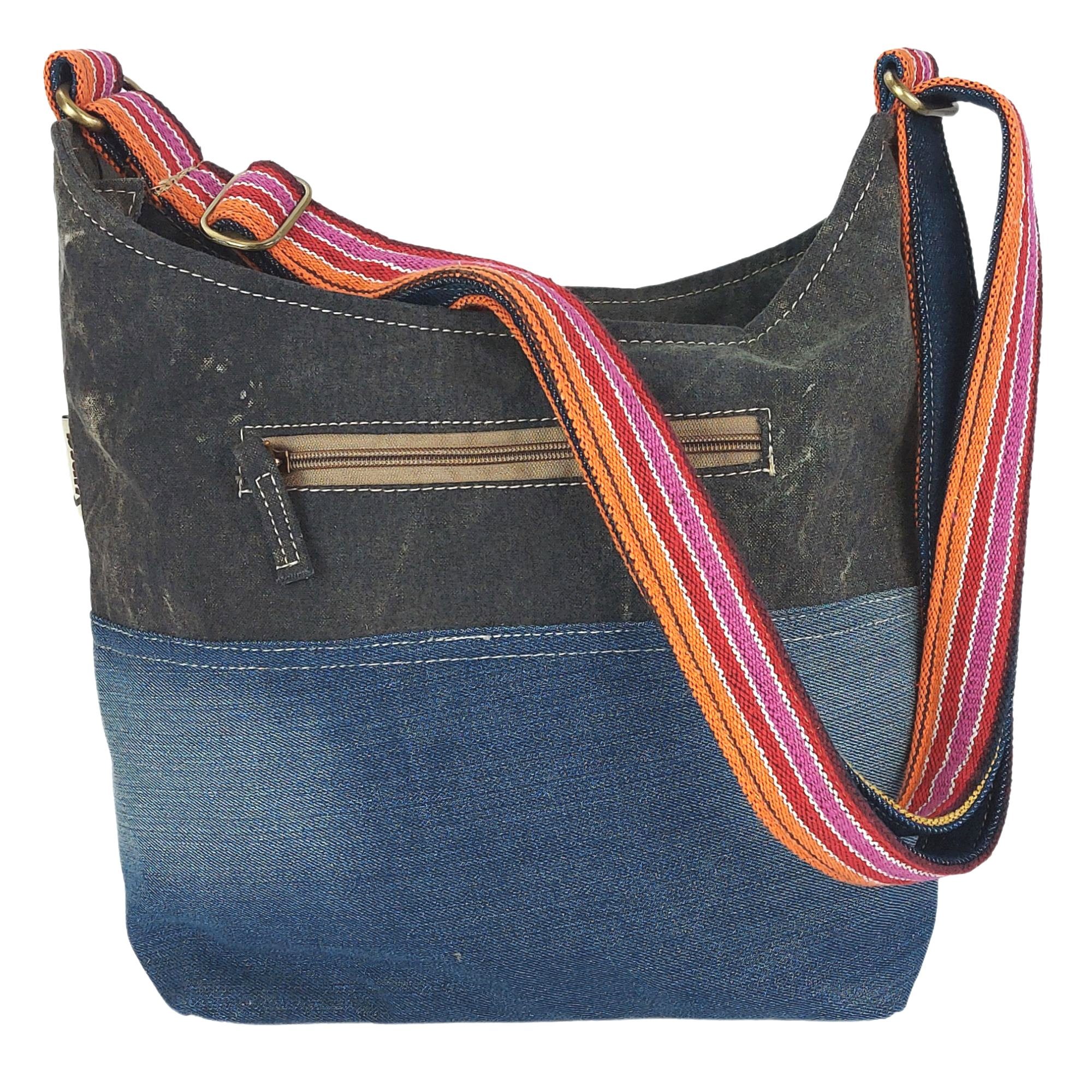 Sunsa Umhängetasche Damentasche. Nachhaltig Hobo Bag. Crossbody Schultertas günstig online kaufen