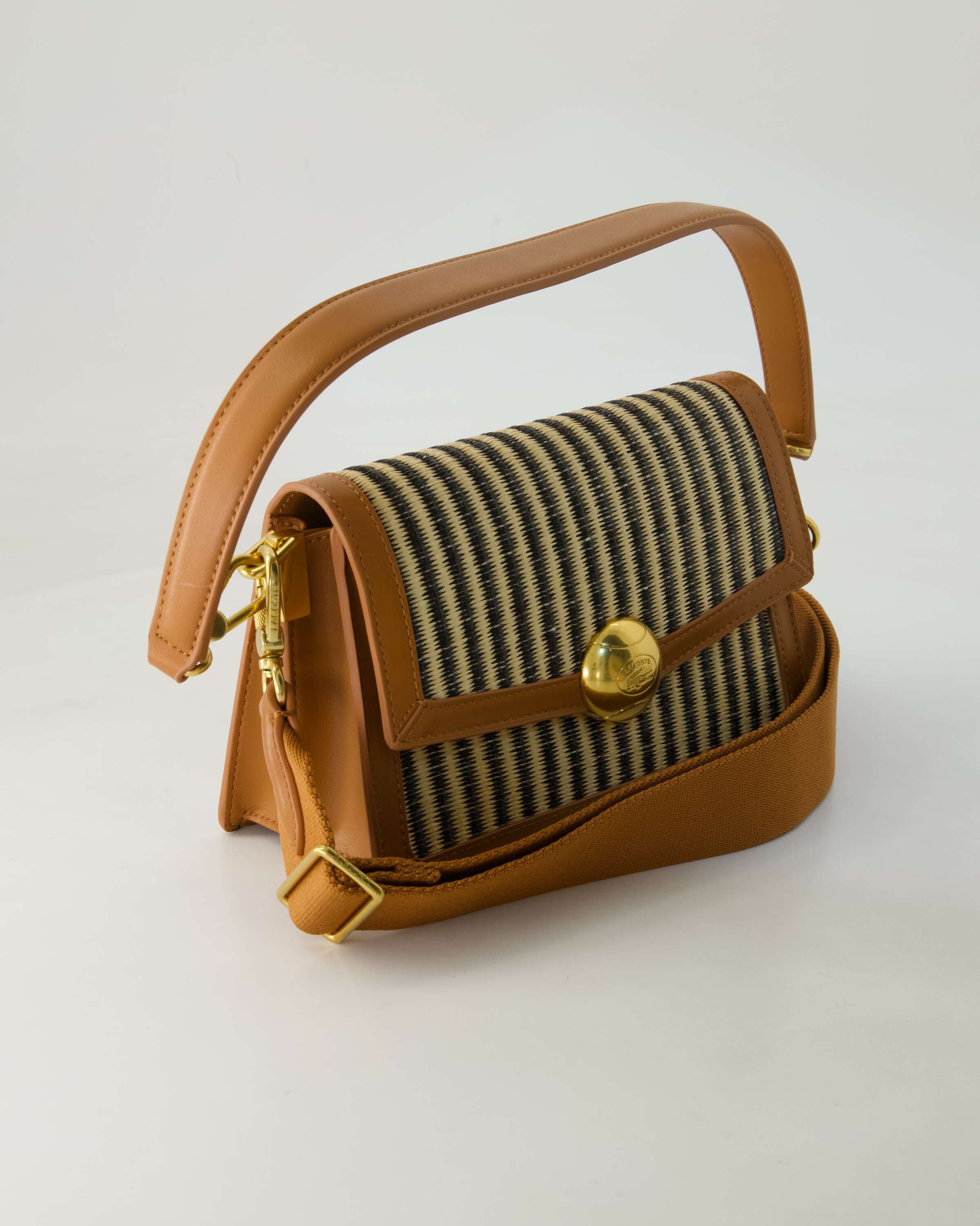 Lacoste Handtasche Crossover Bag, Obermaterial: Leder und Sonstiges Material