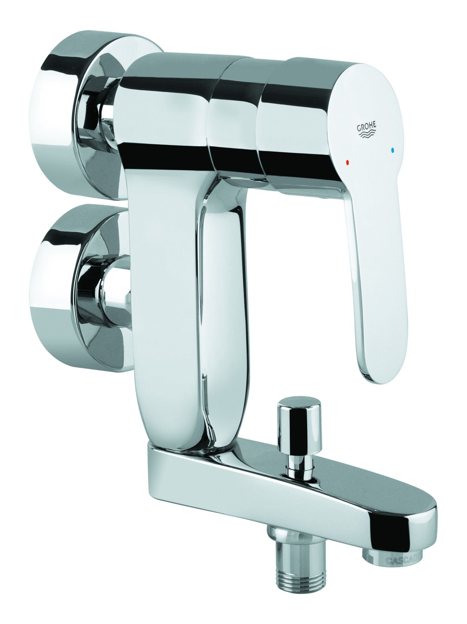 Grohe Wannenarmatur Vertica Eurostyle Cosmopolitan Eurostyle Cosmopolitan Vertica Einhand Wandmontage Anschluss gerade