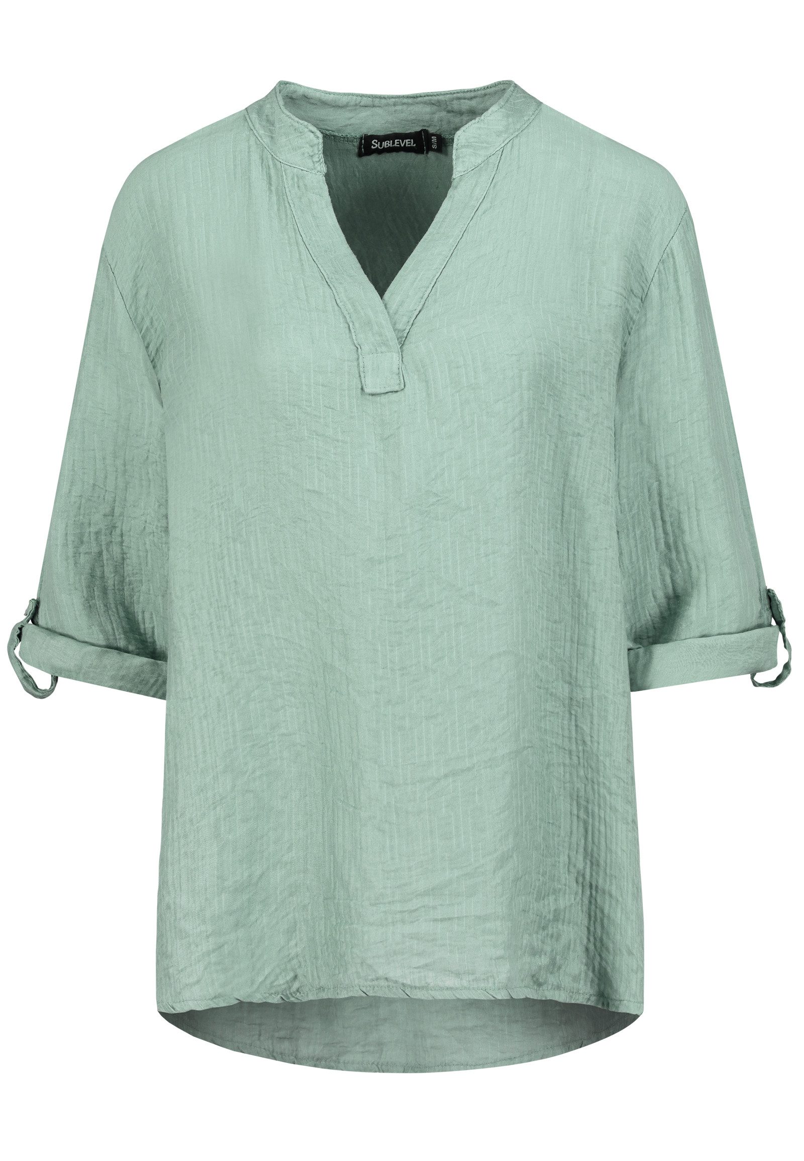 SUBLEVEL Langarmbluse Damen Bluse Viskosemix mit günstig online kaufen