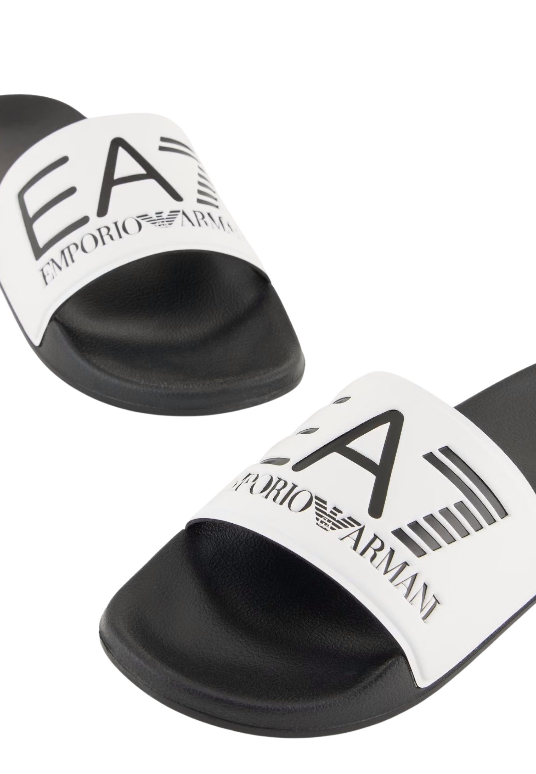 Emporio Armani Sandale Logo Slides Badesandale günstig online kaufen