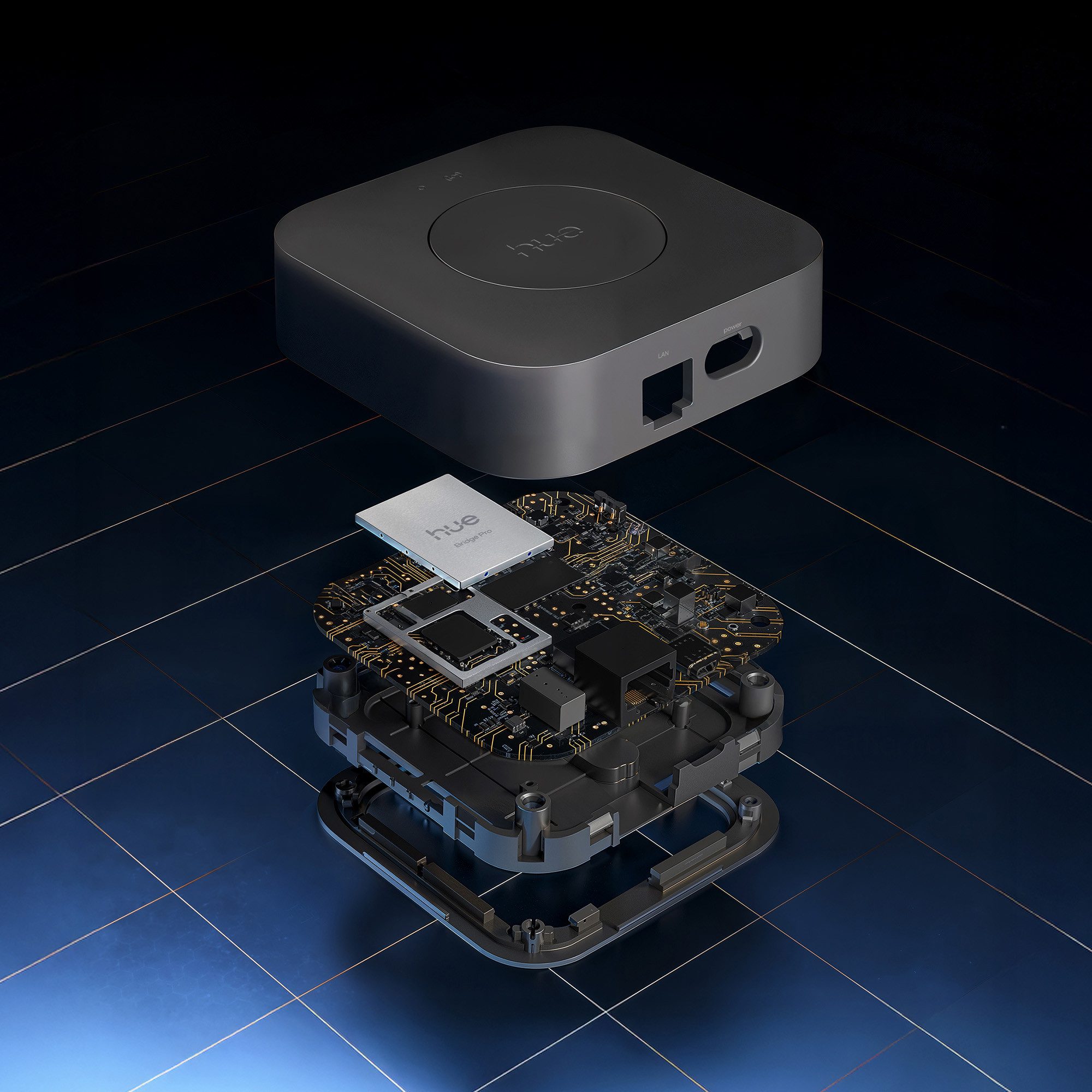 Philips Hue Verteiler Bridge Pro smarte Schaltzentrale