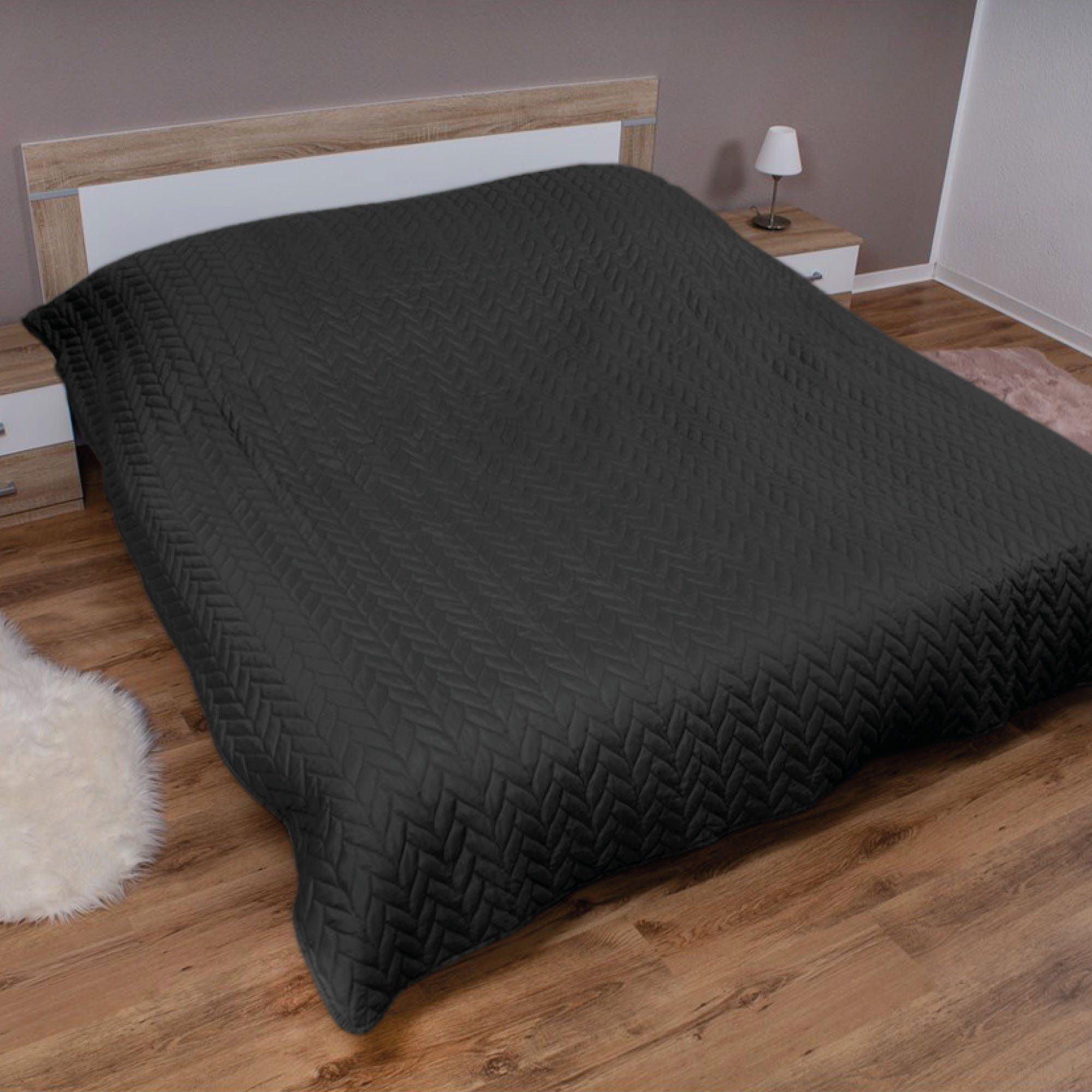 Bestlivings Tagesdecke Bettüberwurf gesteppt, XXL Sofaüberwurf günstig online kaufen