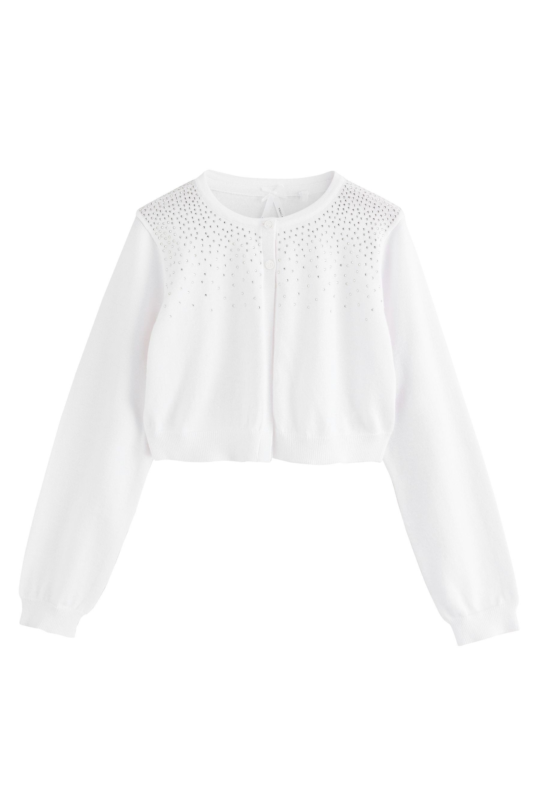 Next Strickjacke Festlicher Diamant-Bolero (1-tlg)