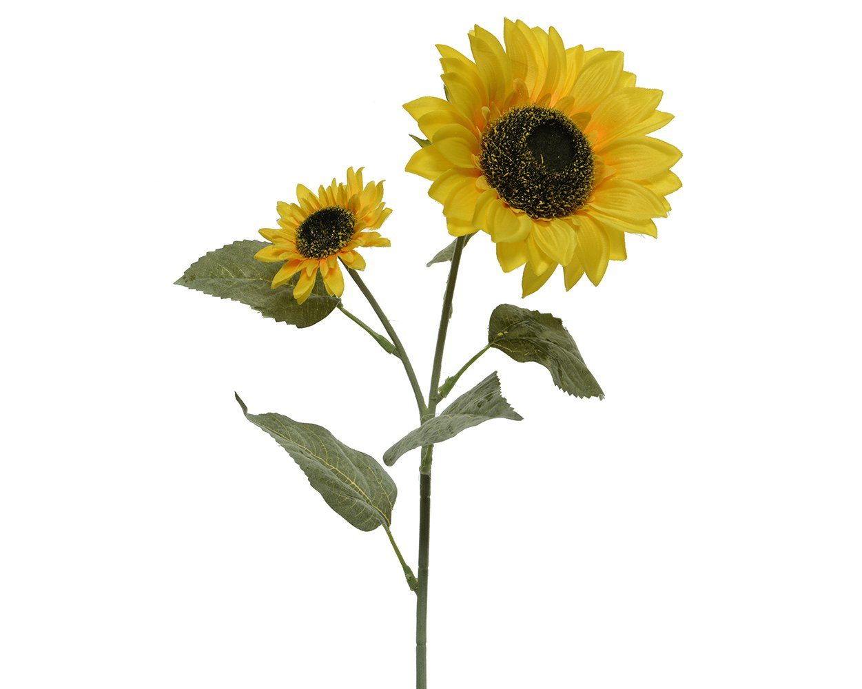 Decoris 72cm Kunstblume, am decorations, künstlich Sonnenblume Stiel season