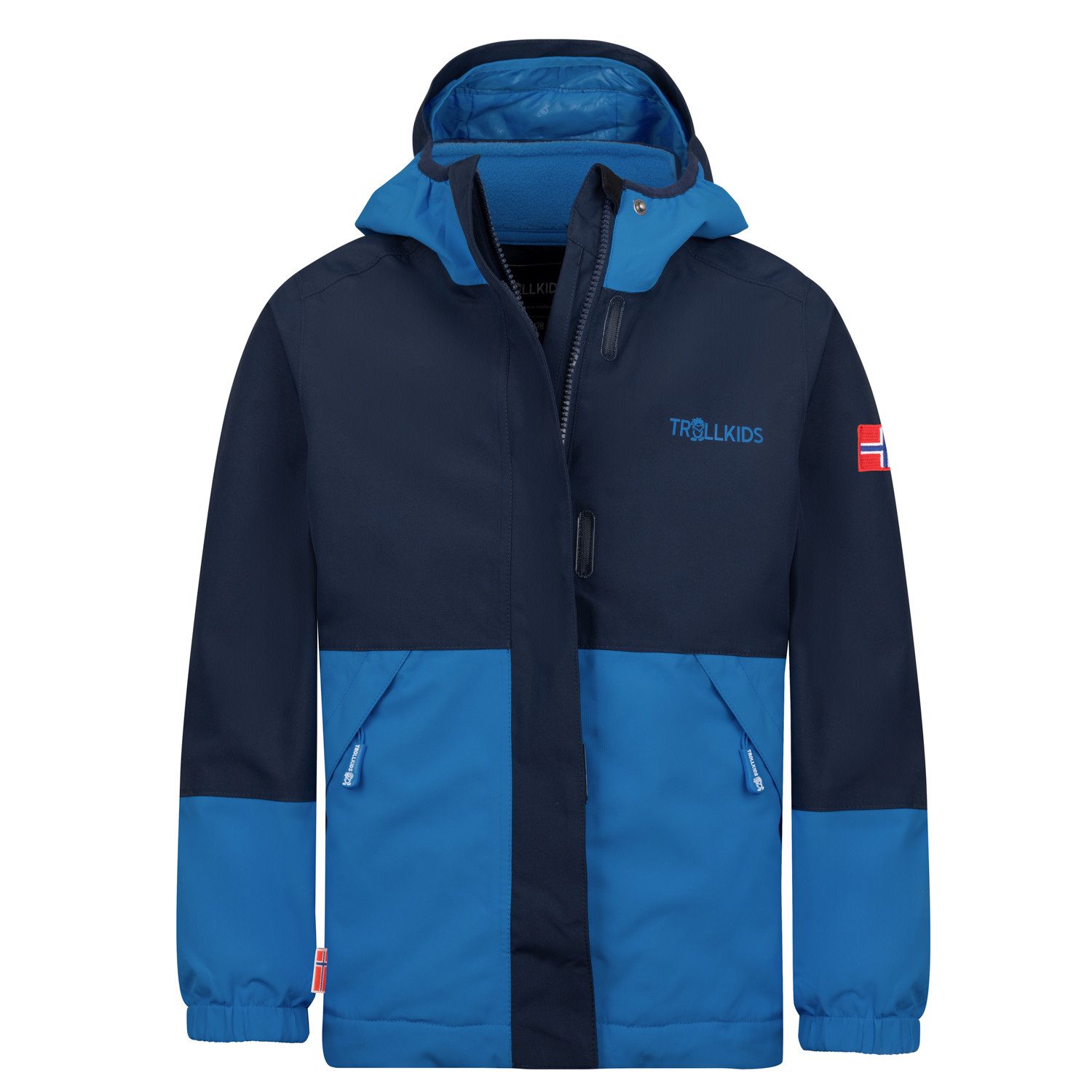 TROLLKIDS 3-in-1-Funktionsjacke KIDS KJERAG 3IN1 JACKET (2-St) mit zwei Teilen, wasserdicht, atmungsaktiv, winddicht