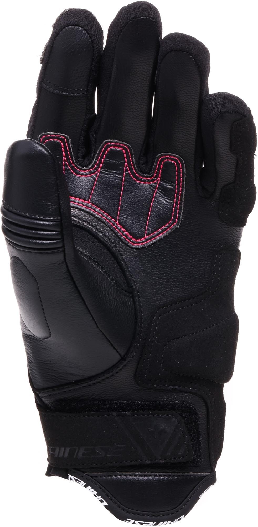 Dainese Motorradhandschuhe Reacto Carbon Short Damen-Motorradhandschuhe perforiert,Touchscreenbedienung möglich