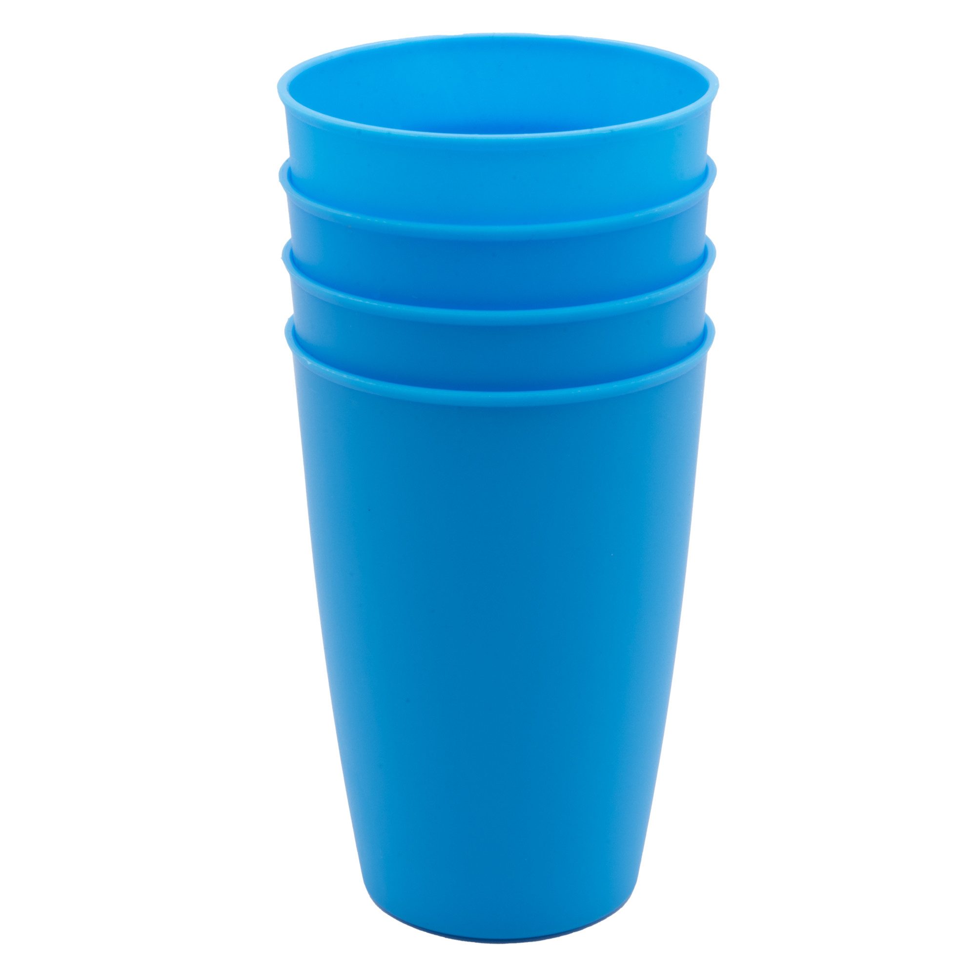 TSB Werk Becher Set Campingbecher Trinkbecher Becher, 8-tlg., Picknickgeschirr, Reisebecher, Kunststoff, Set