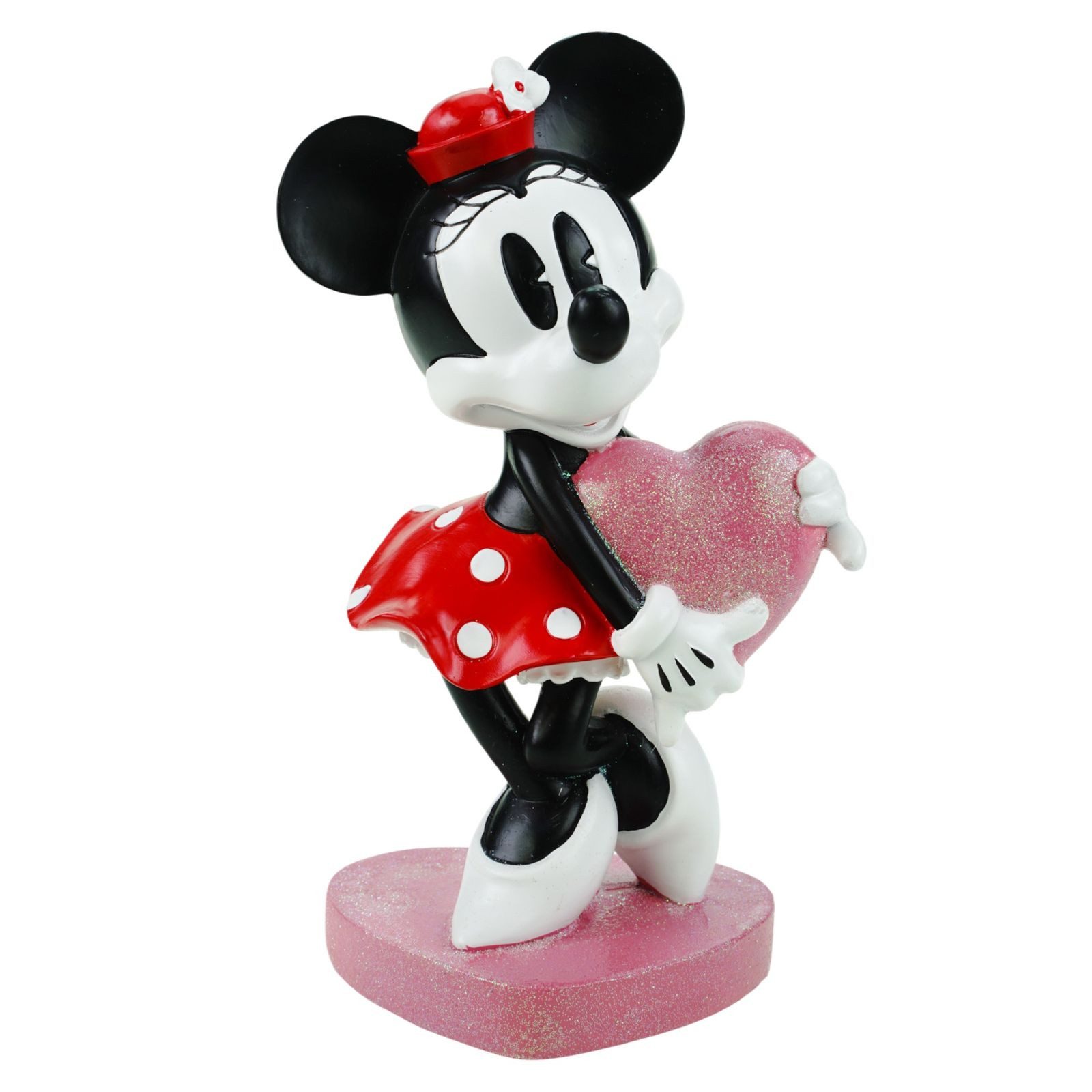 Disney Gartenfigur Disney Minnie Mouse in Love Offiziell lizenzierte Dekofigur 21x13 cm