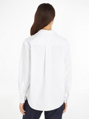 Calvin Klein Hemdbluse RELAXED COTTON SHIRT mit durchgehender Knopfleiste
