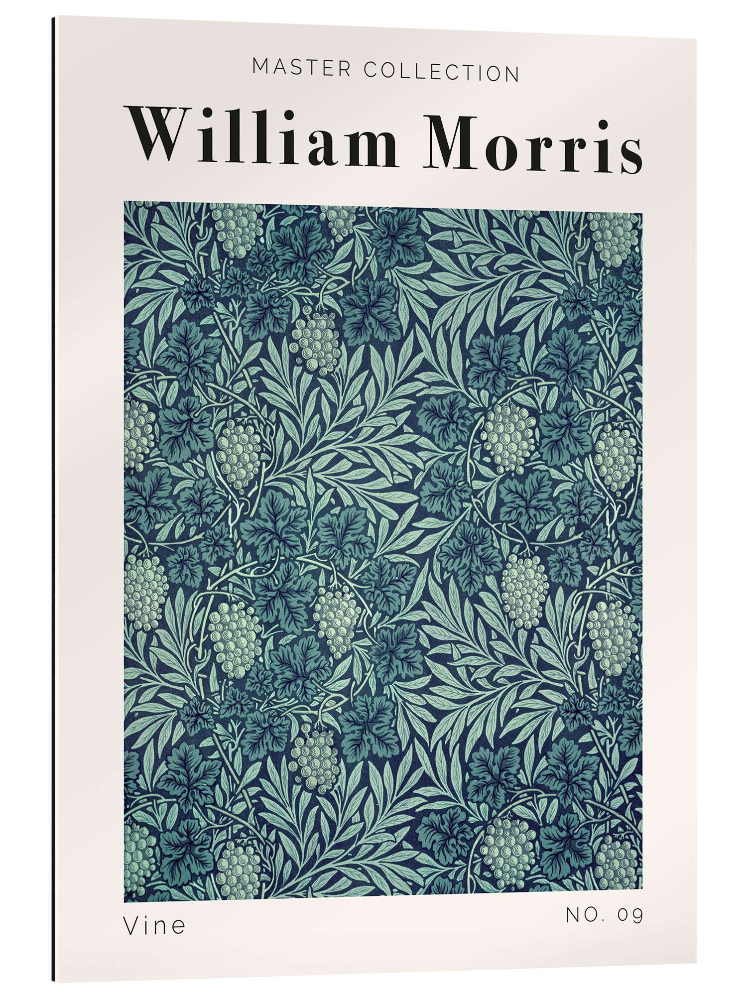 Posterlounge Wandbild Vine No. 09, William Morris, erhältlich als Poster, Leinwandbild, Wandsticker oder Acrylglasbild