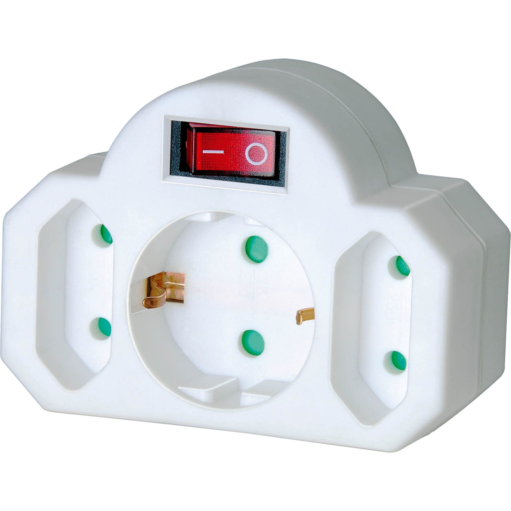 Brennenstuhl Brennenstuhl Adapterstecker Euro 2+Schutzkontakt 1 Reiseadapter