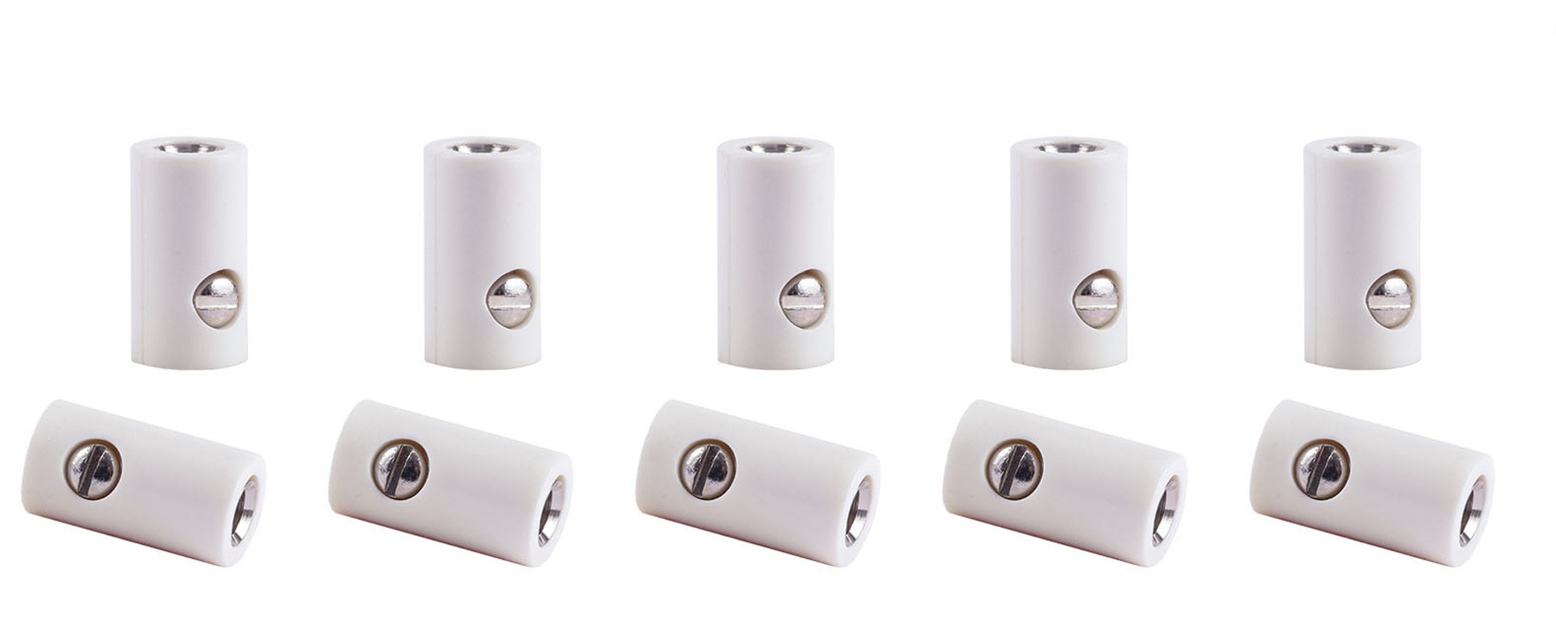 Viessmann Modelleisenbahn-Stecker Viessmann 6887 Muffen weiß, 10 Stück