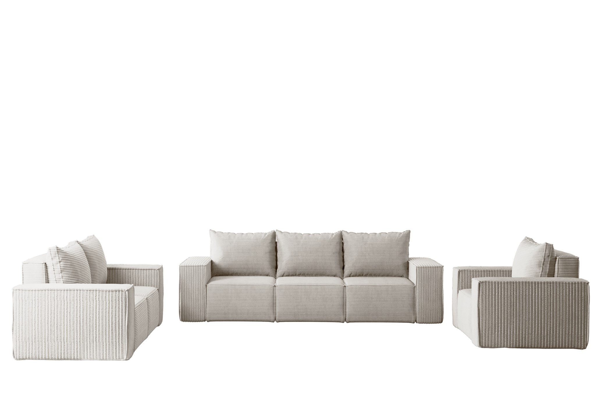 Fun Möbel Polstergarnitur Sofa-Set Designersofa ESTELLE günstig online kaufen