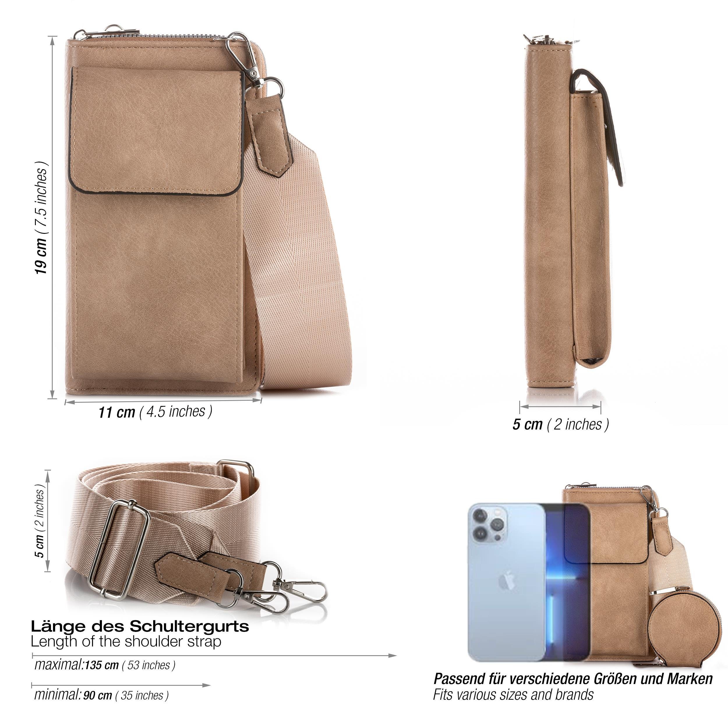 LOREZA Umhängetasche Damen Tasche Umhängetasche 2-Teilig günstig online kaufen