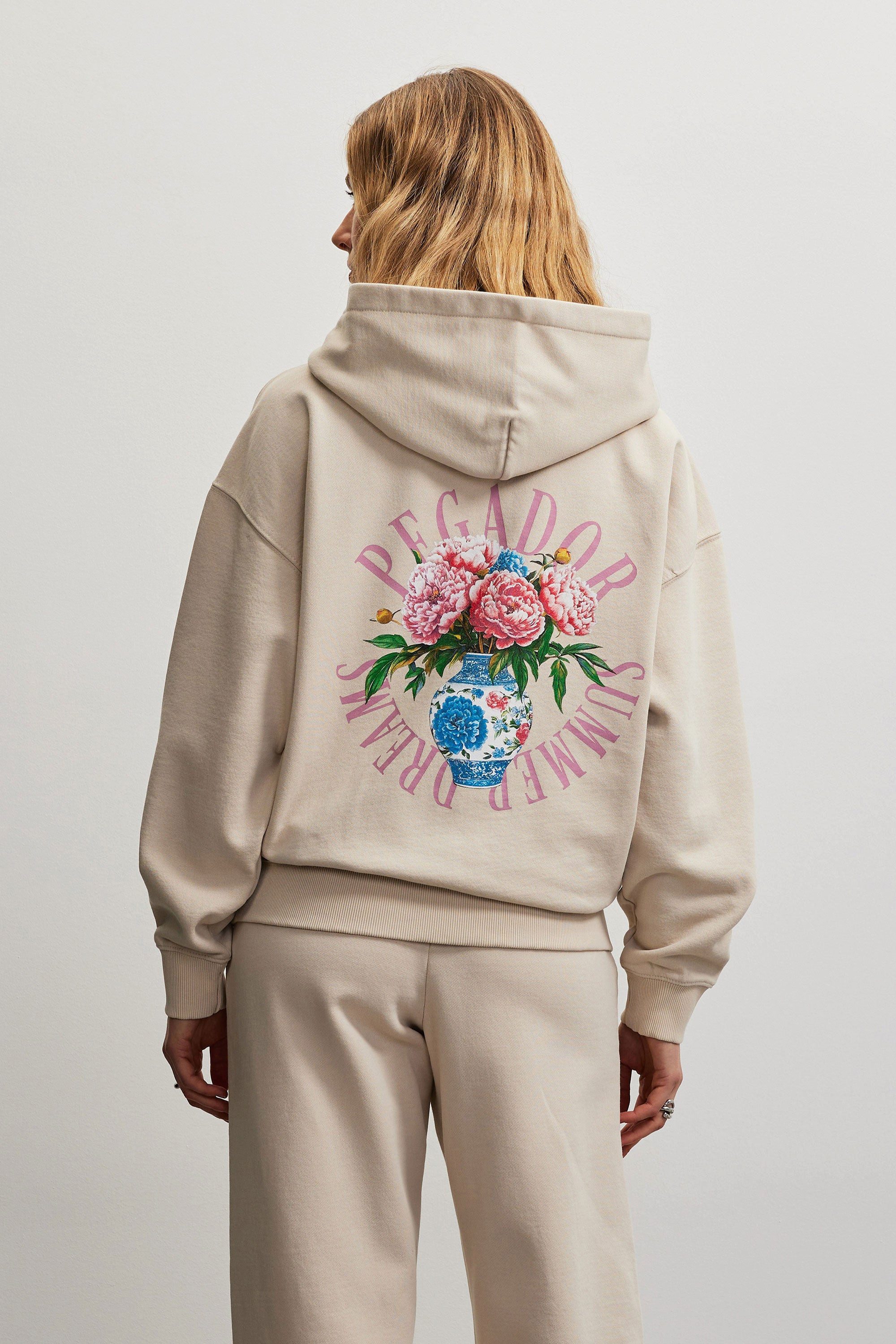 PEGADOR Sweatjacke OLARGUES OVERSIZED SWEATJACKET