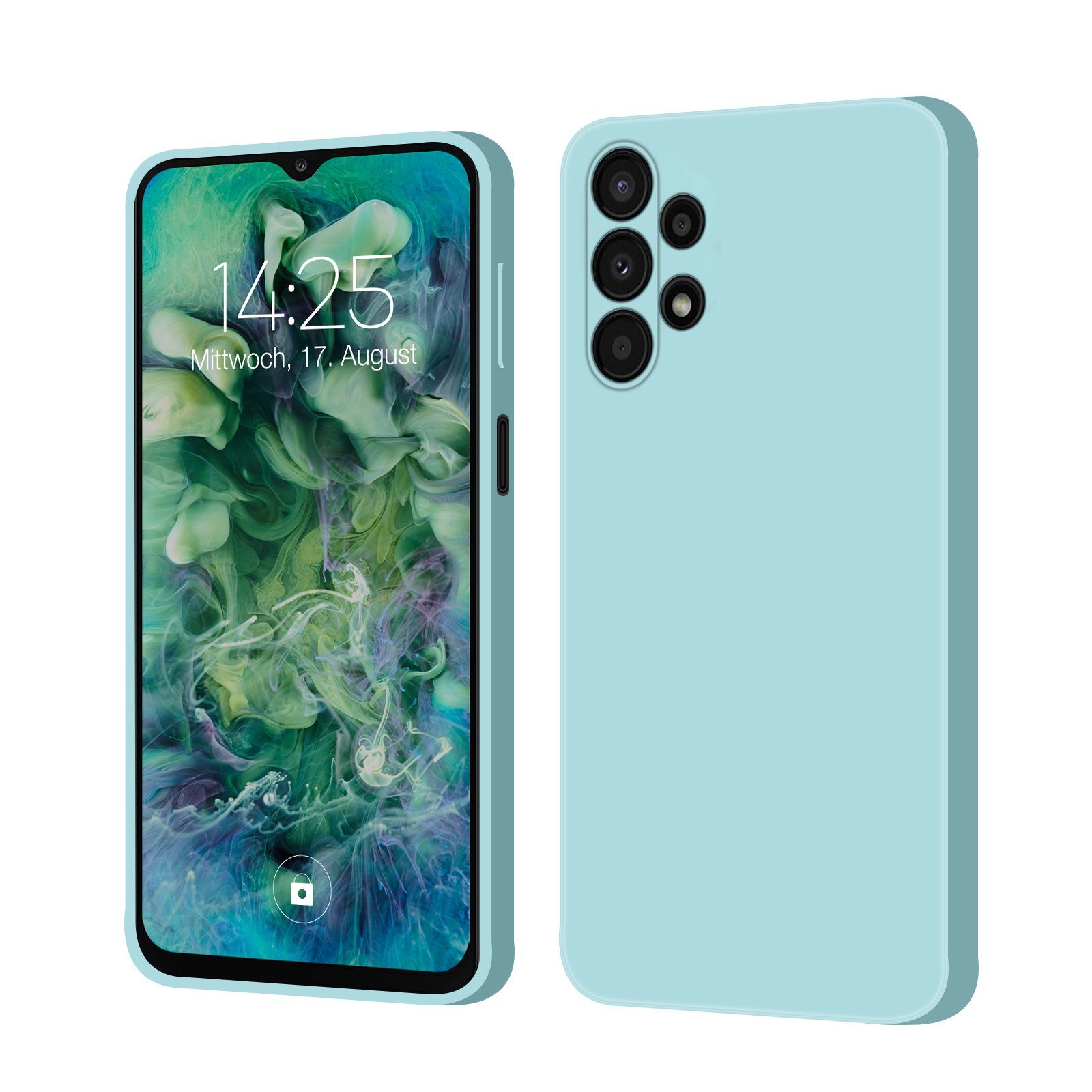 Tec-Expert Handyhülle SoftGrip Cover Hülle für Samsung Galaxy A12 5G, Handy Case Bumper integrierter Kameraschutz flexibel