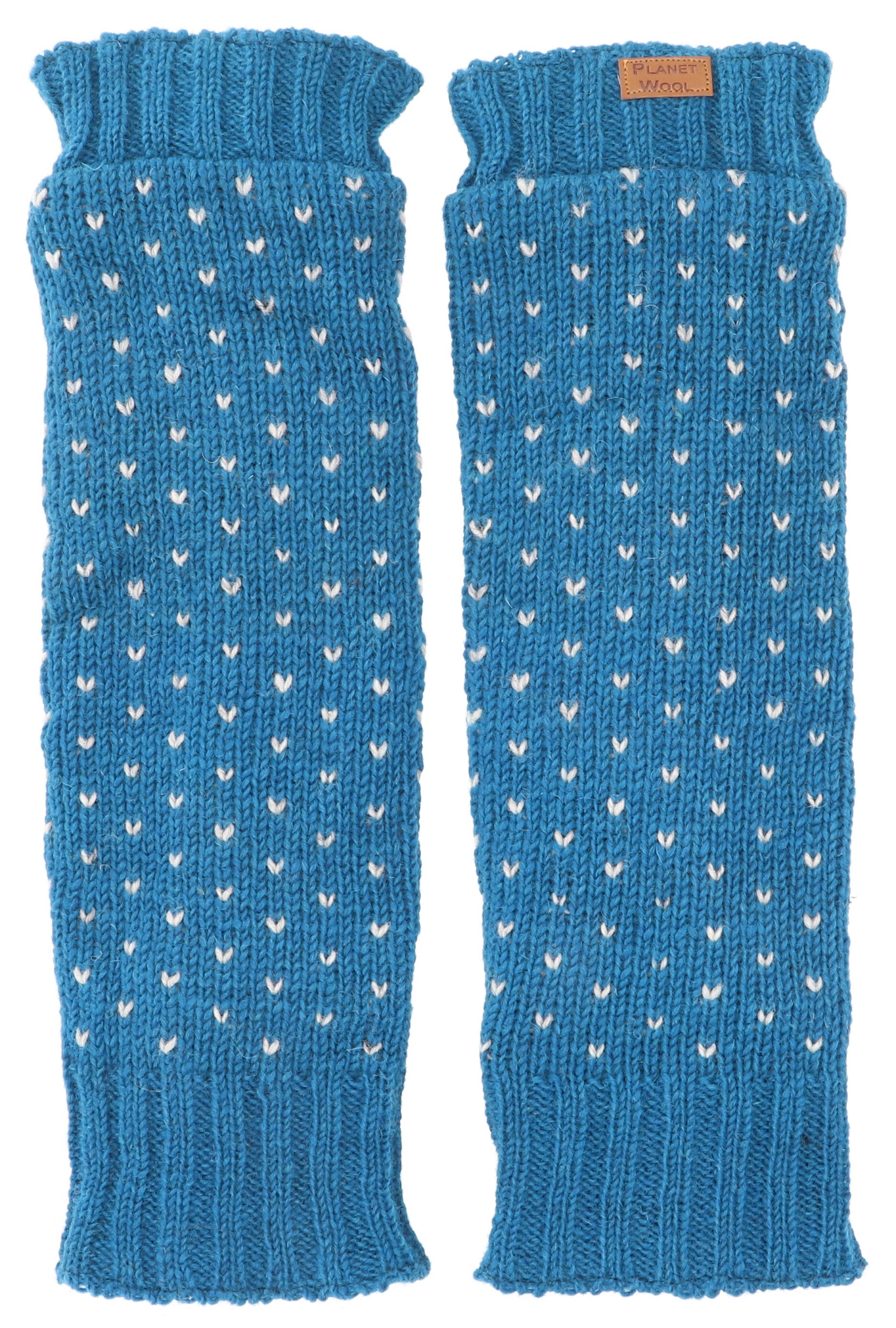 Guru-Shop Haussocken Warme Beinstulpen, Wollstulpen mit Pünktchen,.. günstig online kaufen