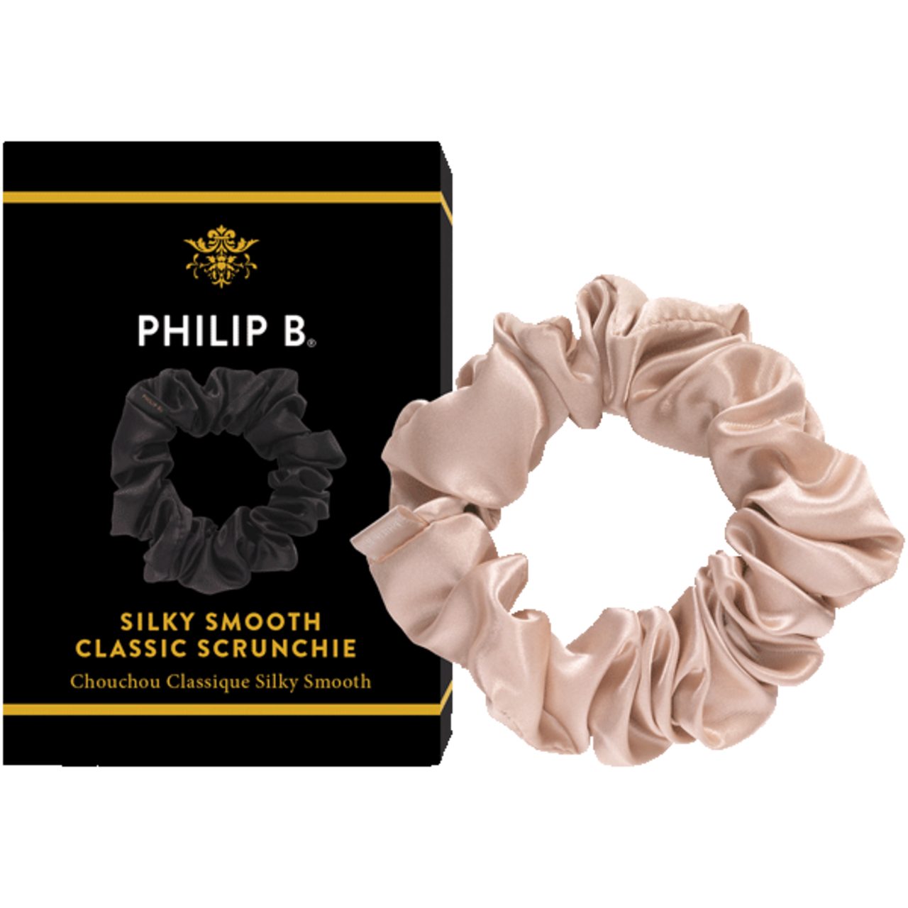 Philip B Haargummi Champagne Scrunchie, 1-tlg.