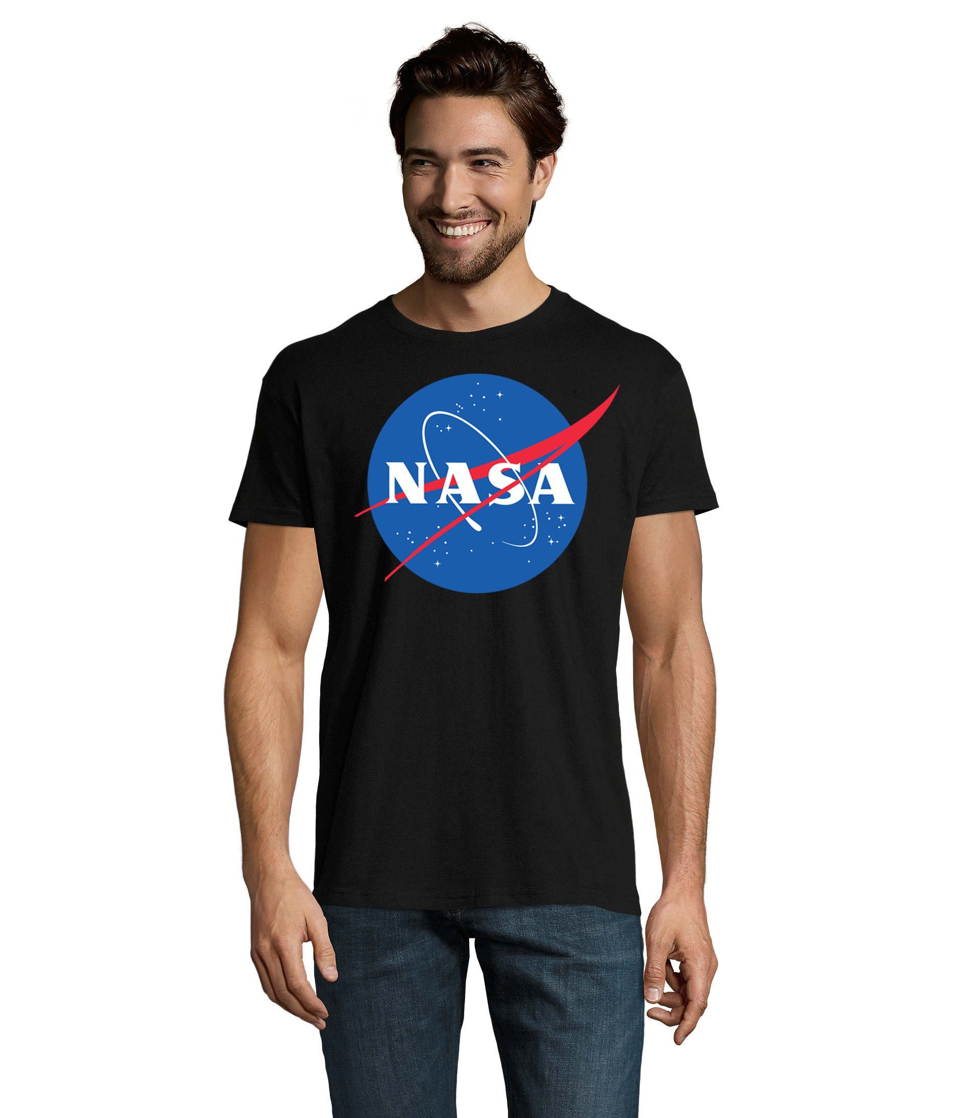 Brownie Herren & T-Shirt Universum Blondie Nasa Logo Rakete