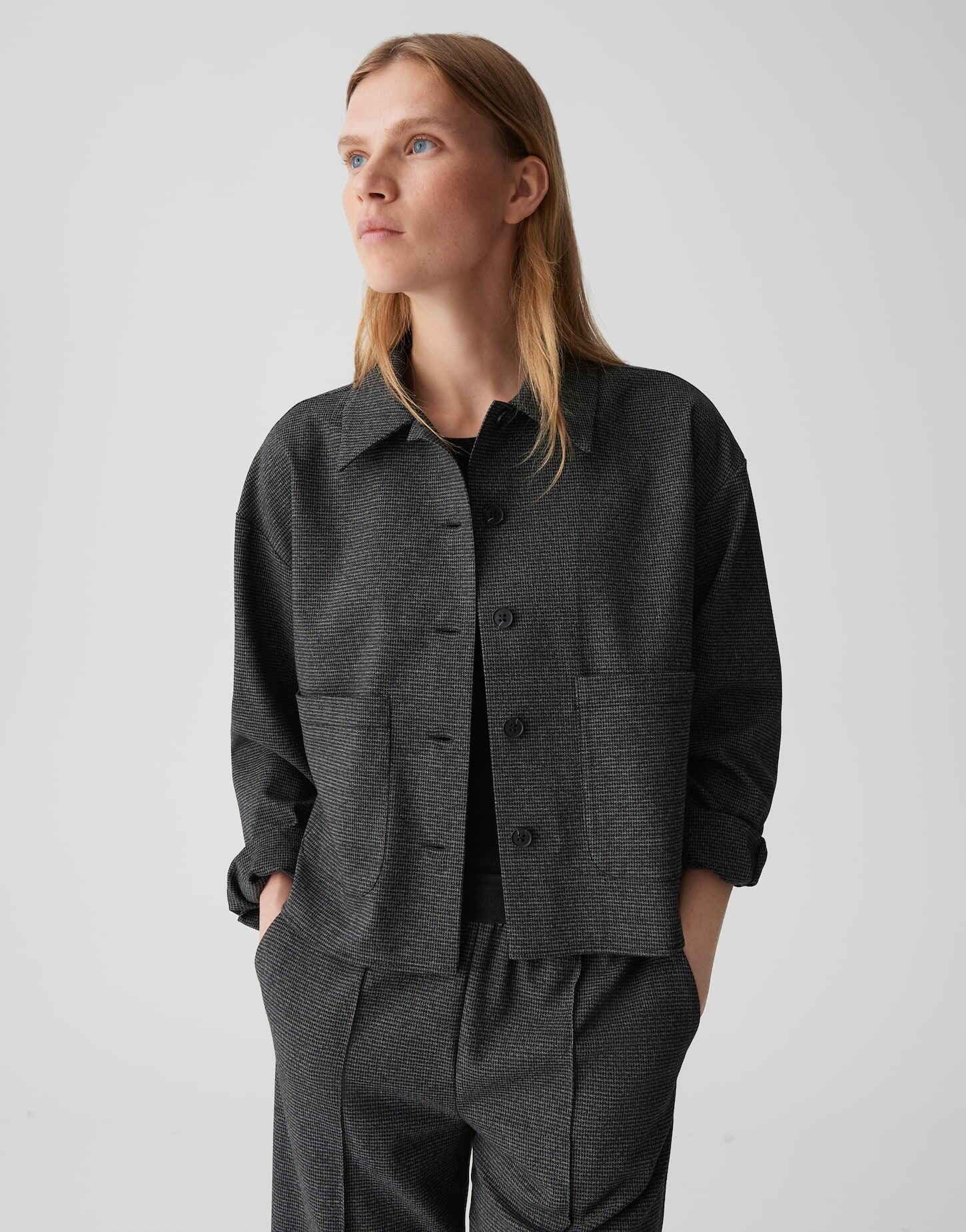 OPUS PANTS Langarmbluse FAMOSY FUNK Boxy günstig online kaufen
