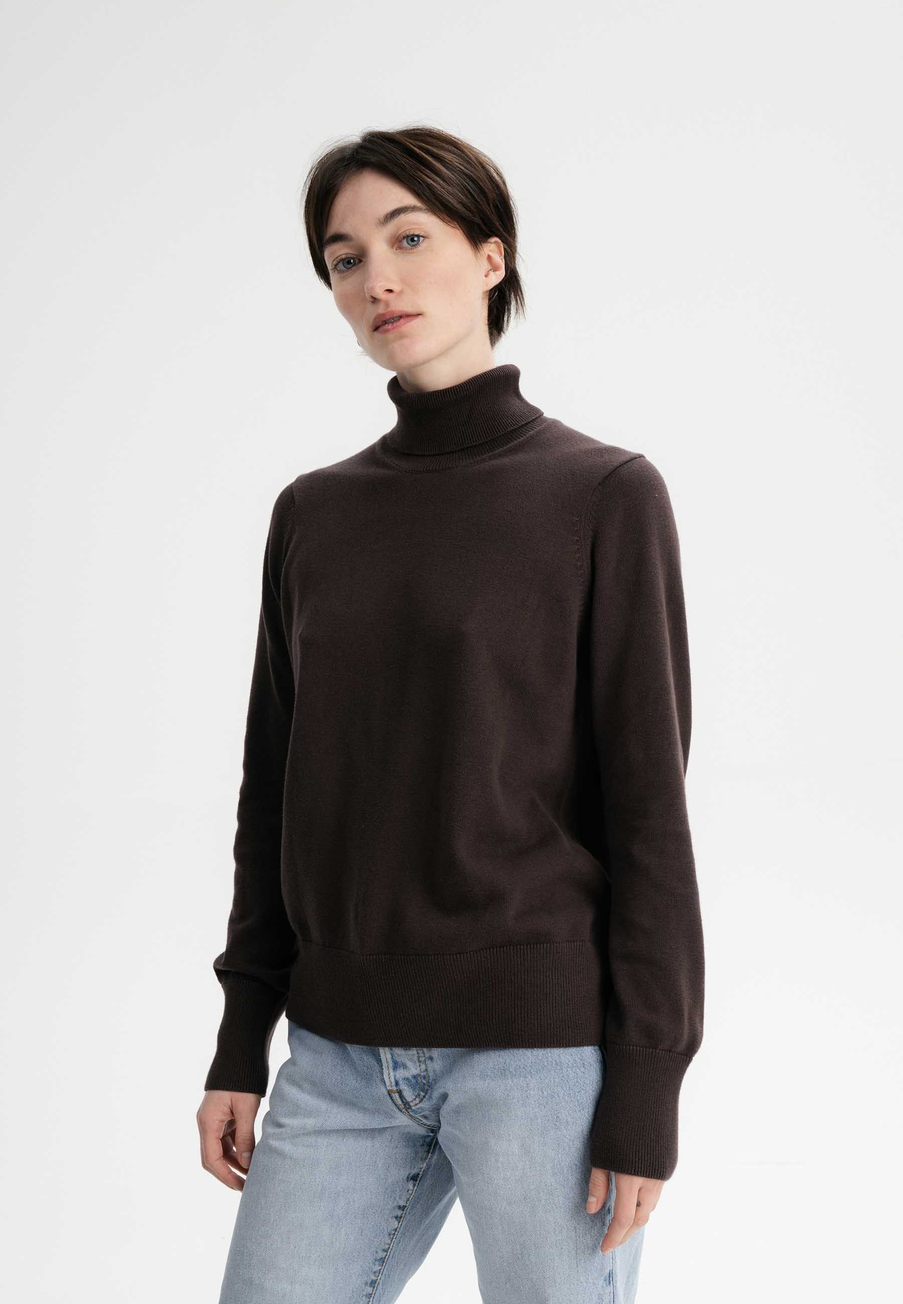 MELA Rollkragenpullover Damen Feinstrick Rollkragenpullover MAYURA günstig online kaufen