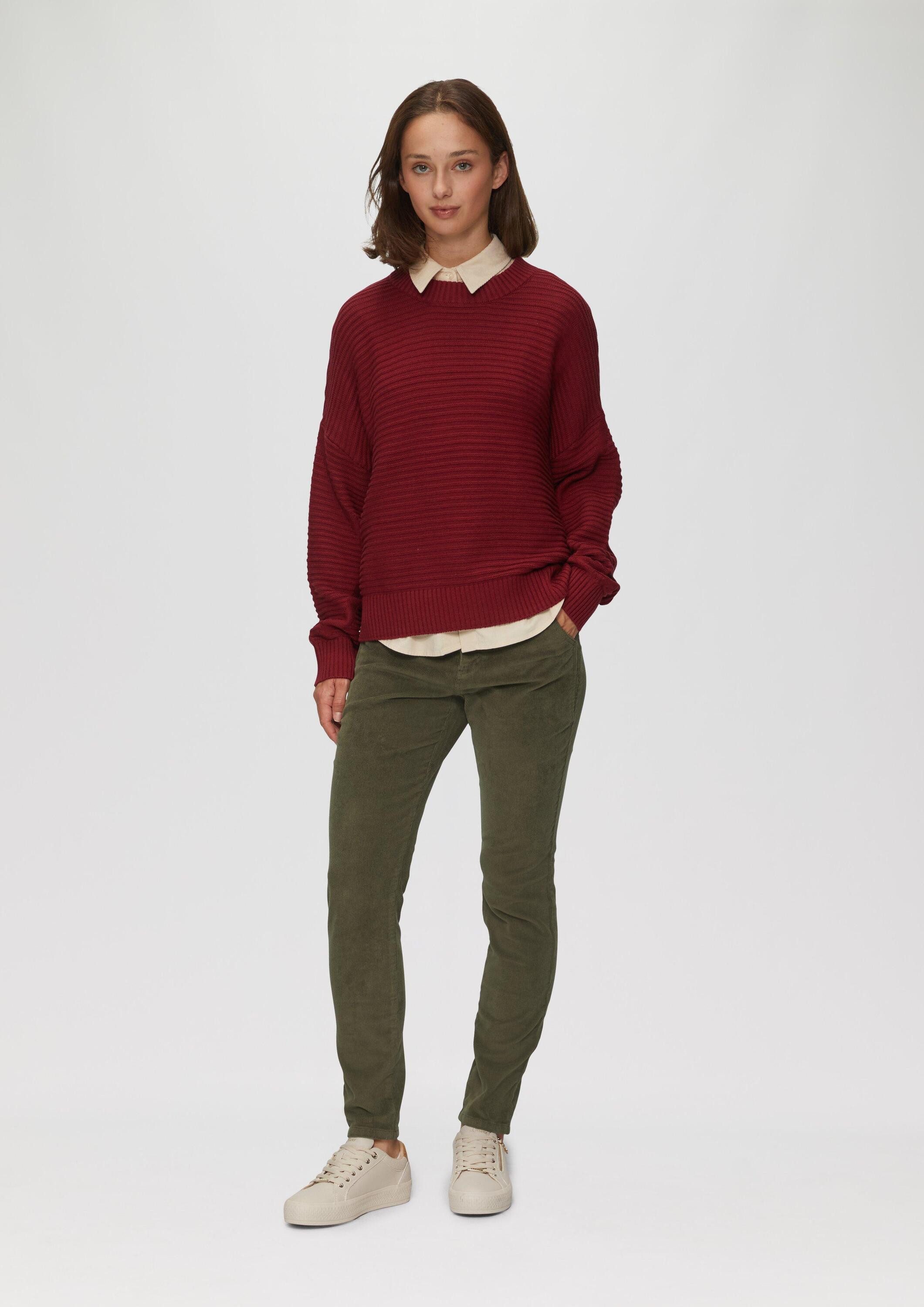 s.Oliver Chinos Hose BETSY Schmal geschnittene Cordhose