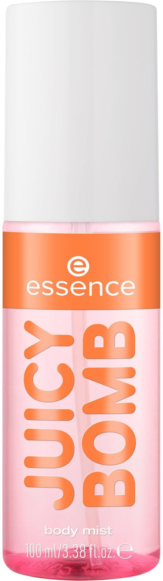 Essence Körperspray JUICY BOMB PARTY body mist 02, 4-tlg., Reisefreundliches Flakon, hält den ganzen Tag, riecht sommerlich-süß.