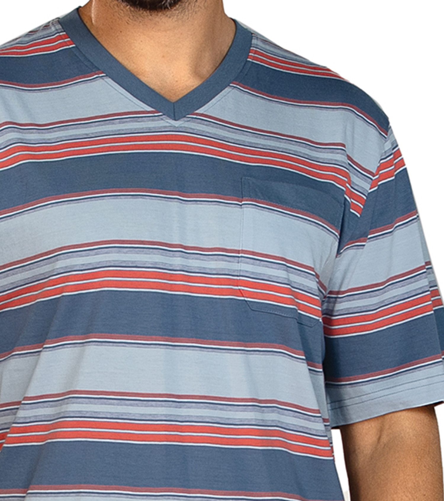 Comte Shorty Lunar Lounge (Set, 2 tlg., 2-teilig) Herren Pyjama kurz Shorty Kurzarm Baumwolle große Größen