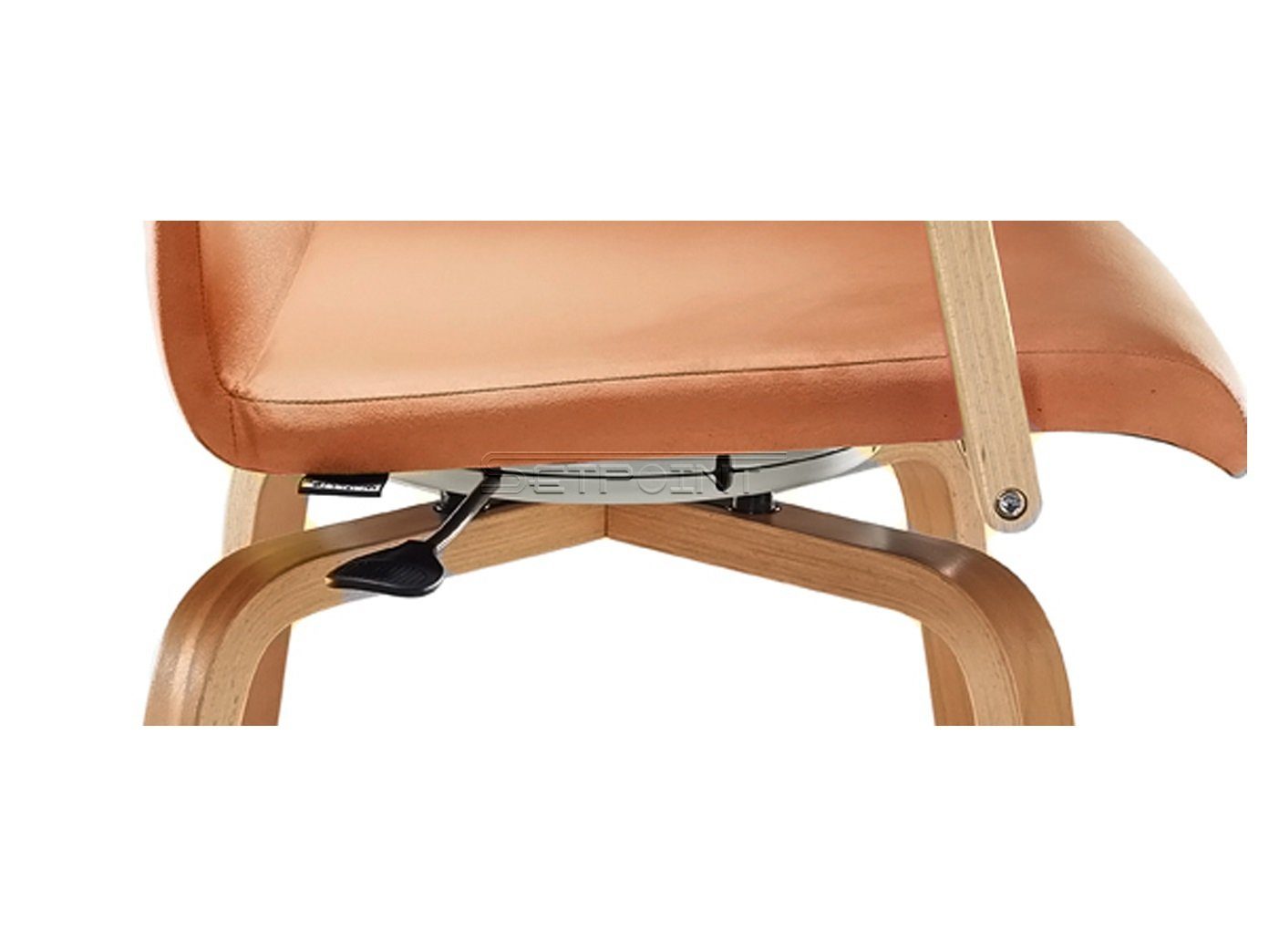Drehstuhl Senioren-stuhl Pflegestuhl, mit Stoff-bezug Terracotta Armlehnen, für Sitzkultur Armlehnstuhl, Mauser
