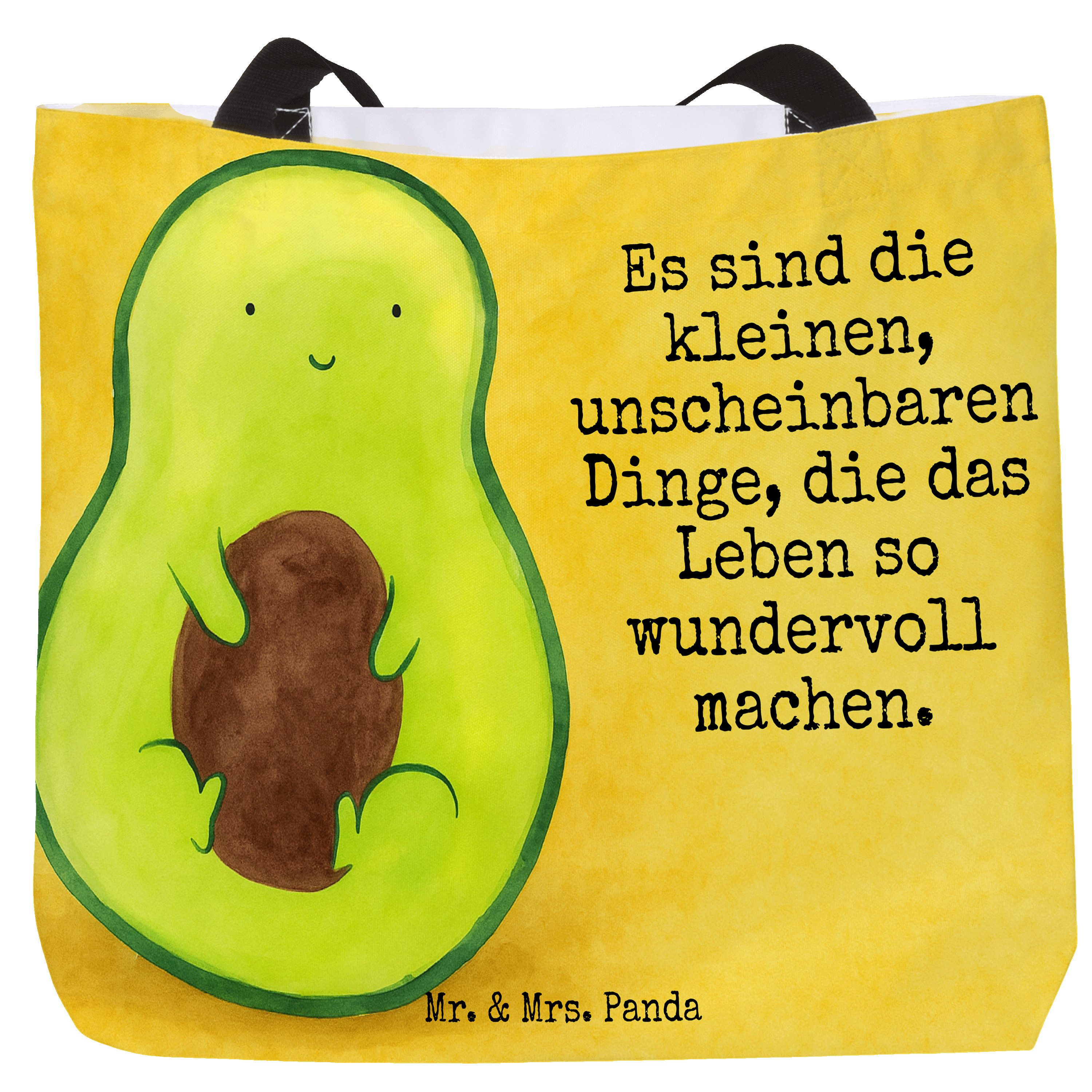 Shopper Avocado Kern Design, Reisetasche, Weiß, Einkaufstasche, Schultasche