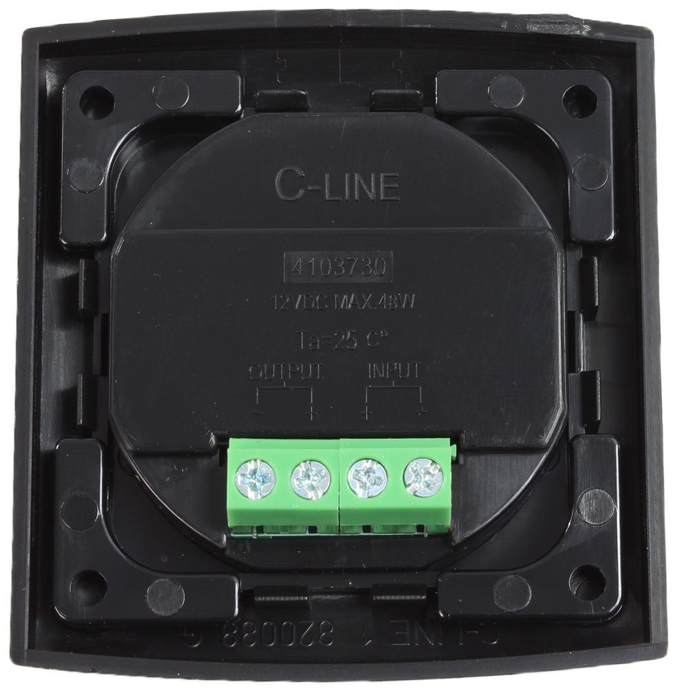 HABA B.V. Lichtschalter C-Line Touch Dimmer Schalter + Rahmen + Isodose 48W