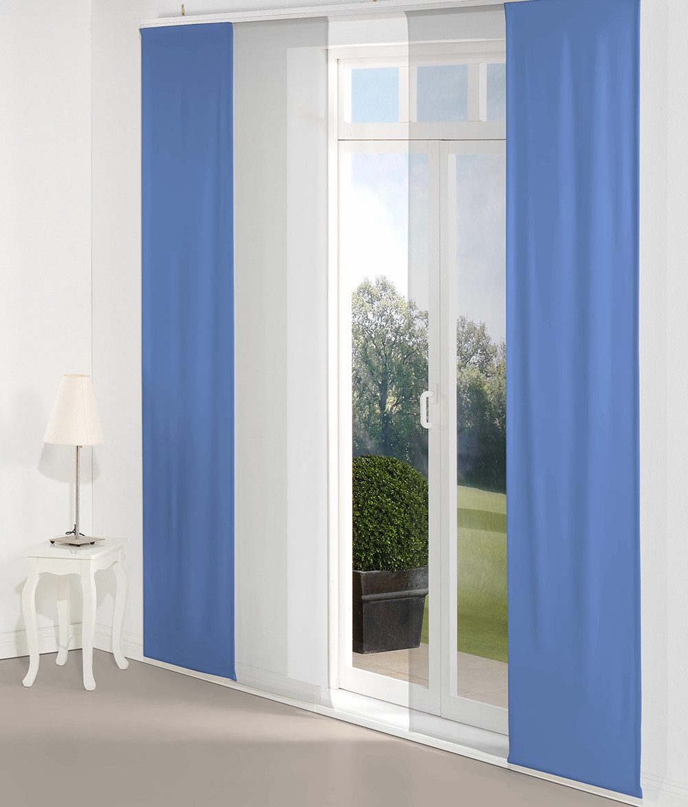 Wirth Schiebegardine Dim out (1 St), Paneelwagen, verdunkelnd, inkl. Beschwerungsstange