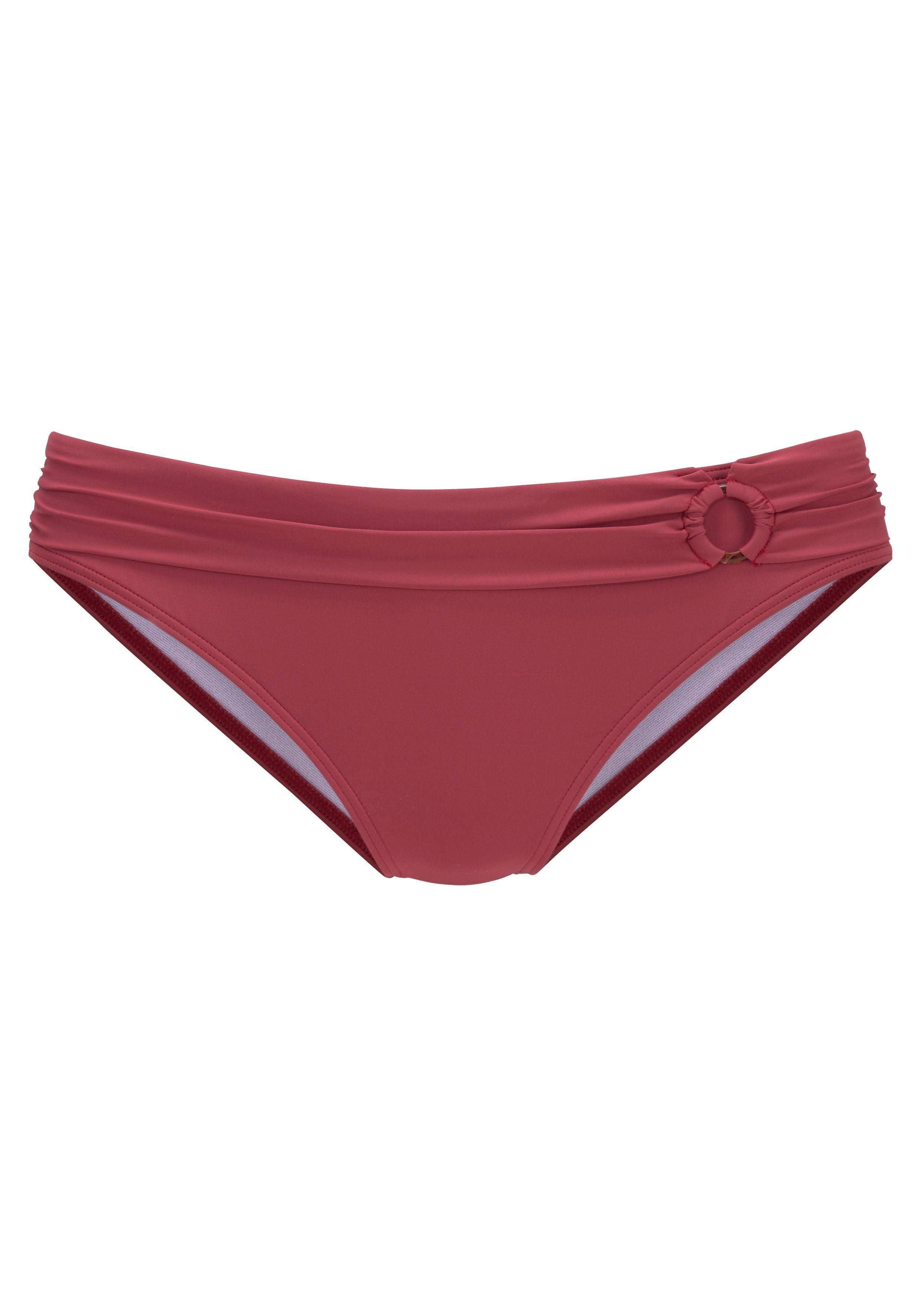 s.Oliver Bikini-Hose Rome mit Umschlagbund günstig online kaufen