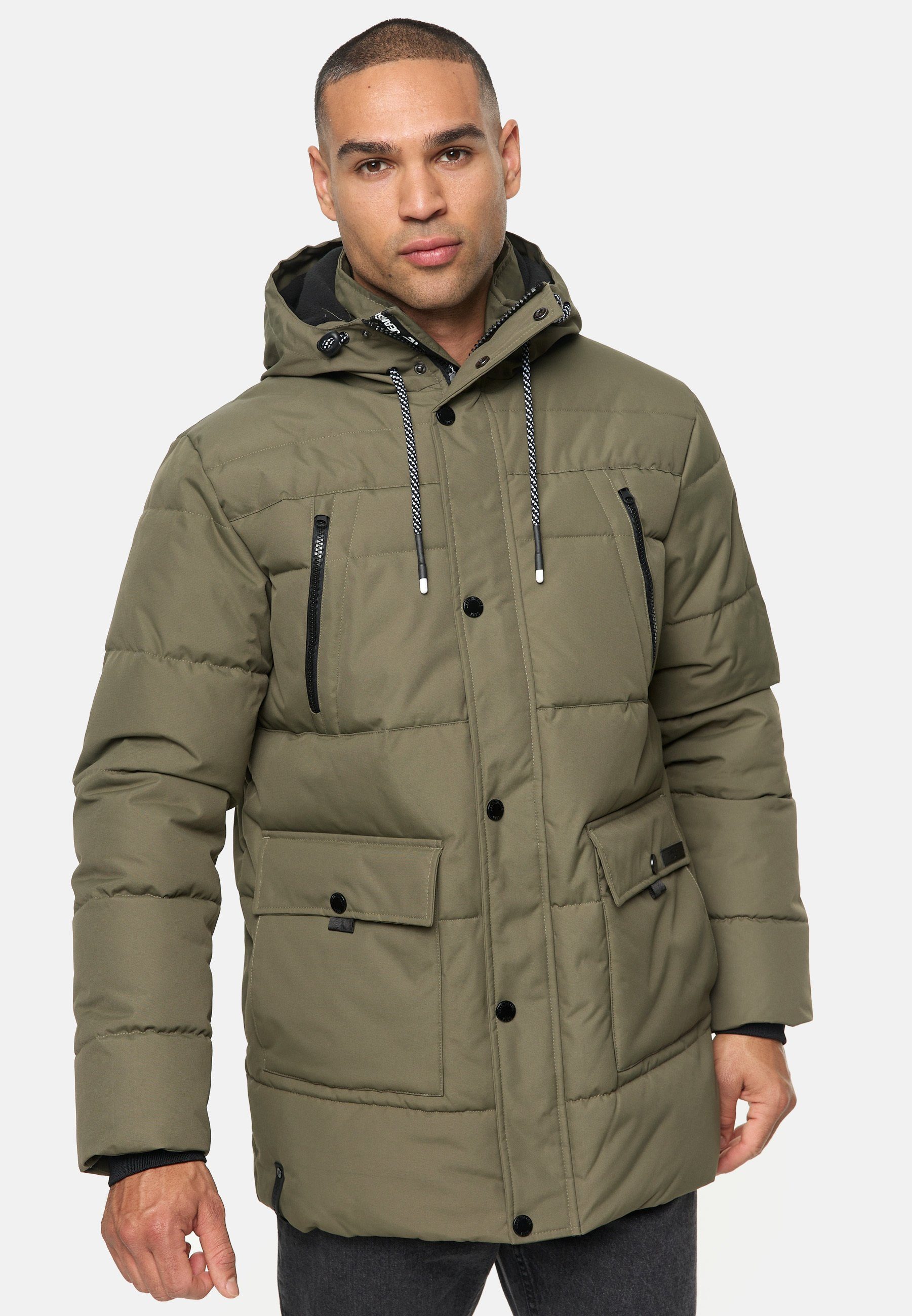 Indicode Winterjacke INWess Army