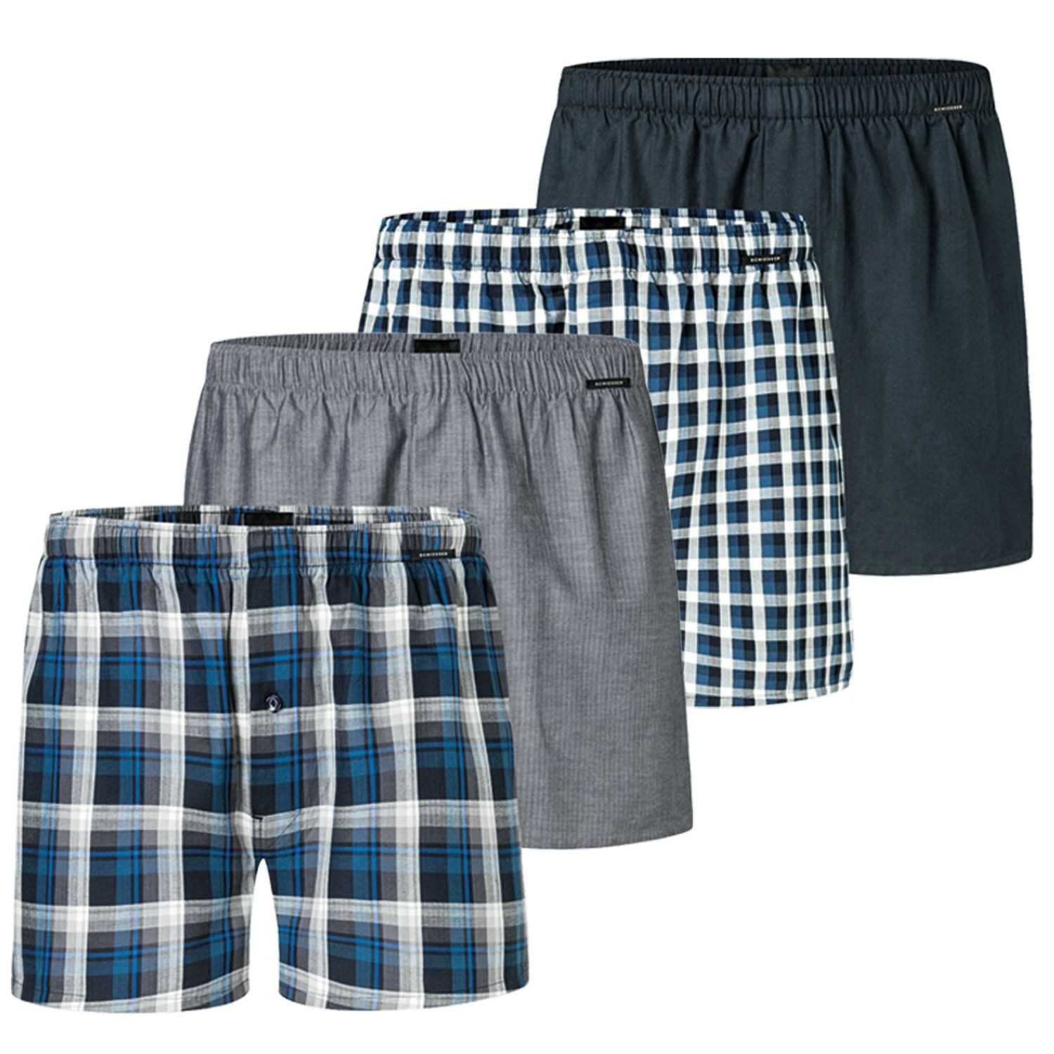 Schiesser Boxershorts Boxershorts (Sparpack, 2-St) mit Eingriff, Jersey, un günstig online kaufen