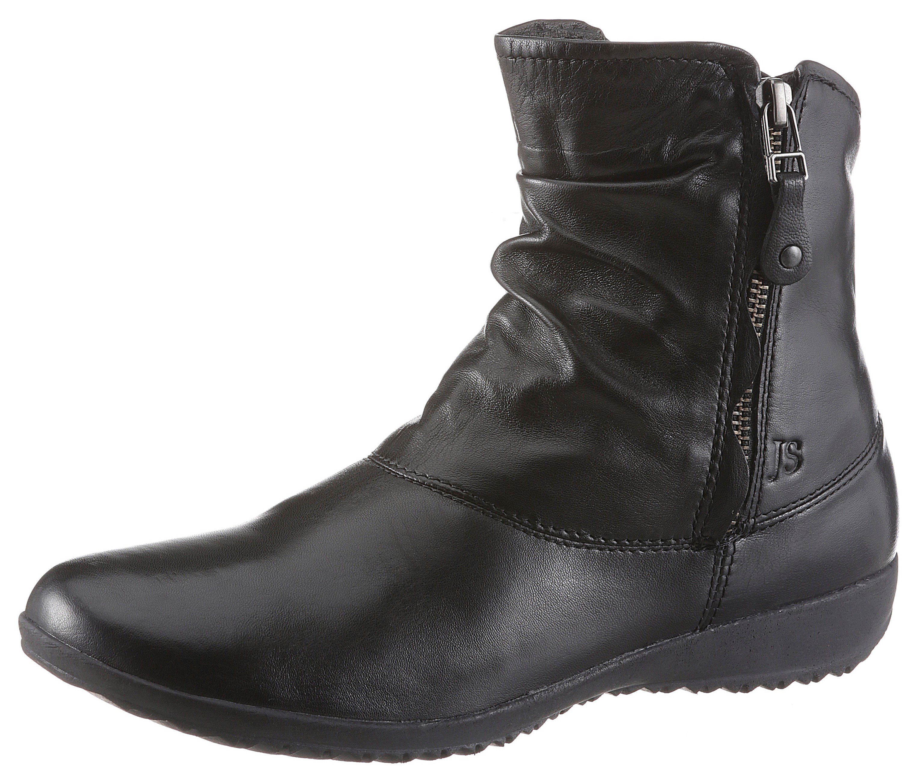 Josef Seibel Naly 24 Stiefelette Reißverschluss Stiefel, Winterstiefelette mit zwei Reißverschlüssen