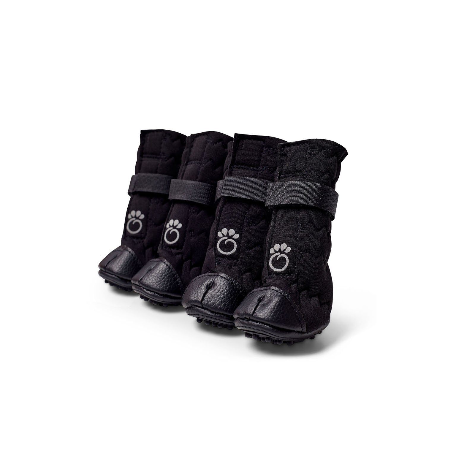 Pfotenschutz Elastofit Boots schwarz, Pfotenschutz-Schuhe für Hunde, 2XL