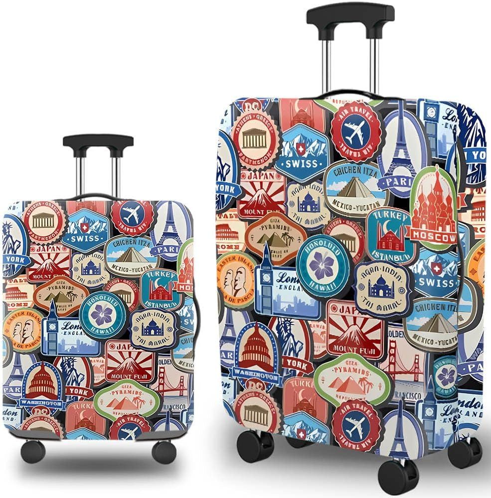 Agger Kofferhülle Reisegepäck-Abdeckung, waschbar, elastisch, Kofferabdeckung