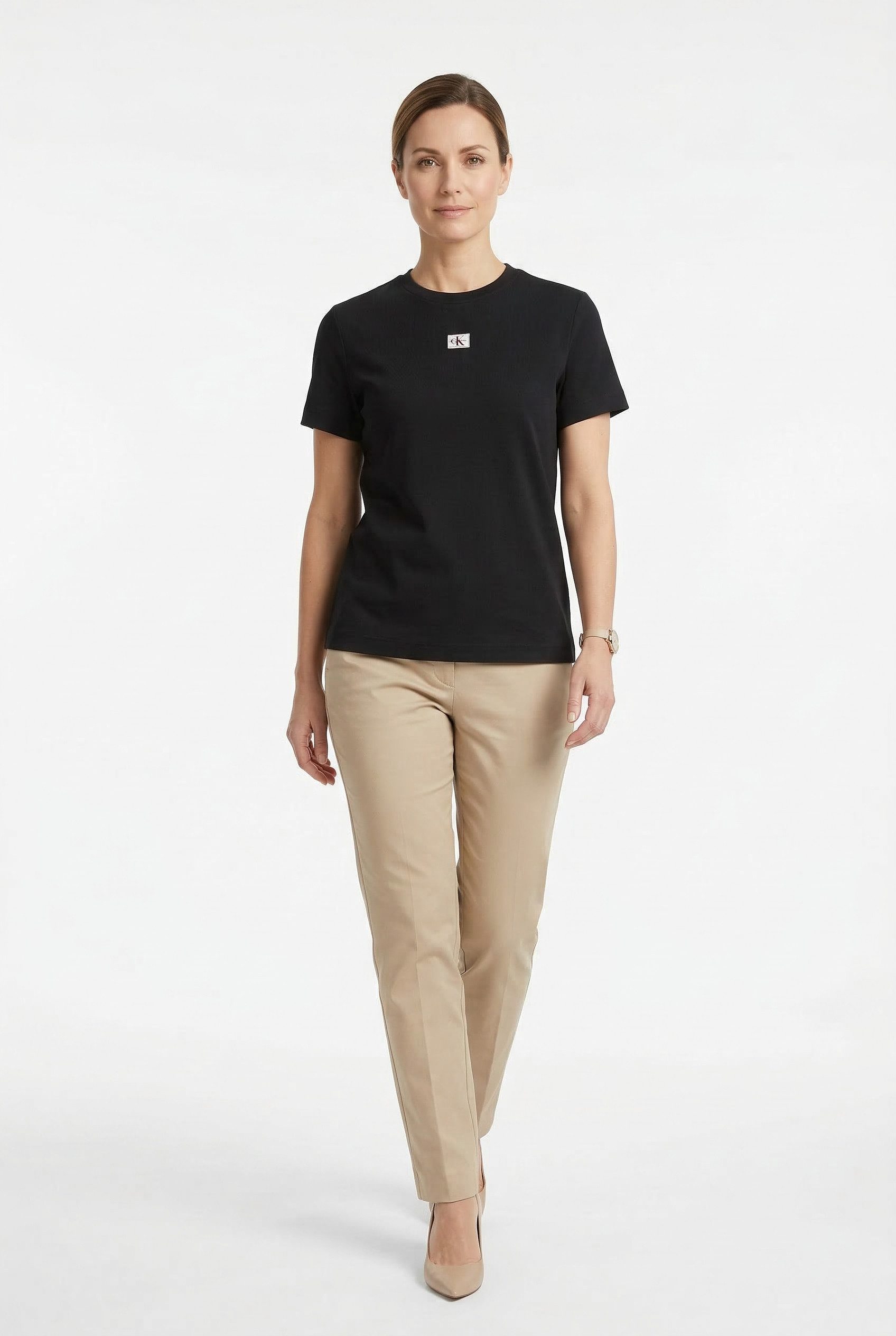 Calvin Klein Jeans T-Shirt Regular fit mit Rundhalsausschnitt