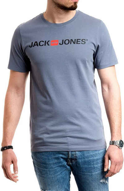 Jack & Jones Print-Shirt mit Rundhalsausschnitt, aus Baumwolle